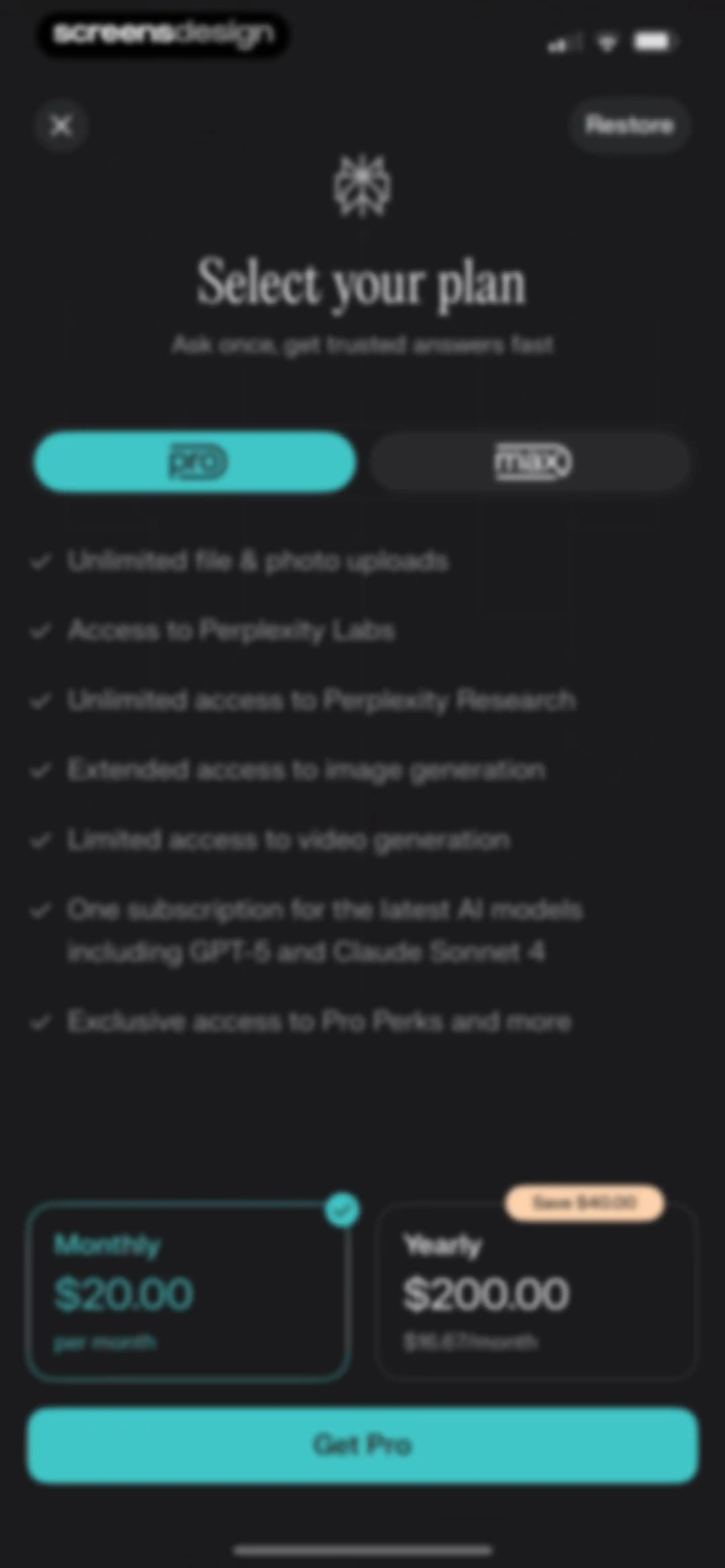 Perplexity - AI Search & Chat screen 60