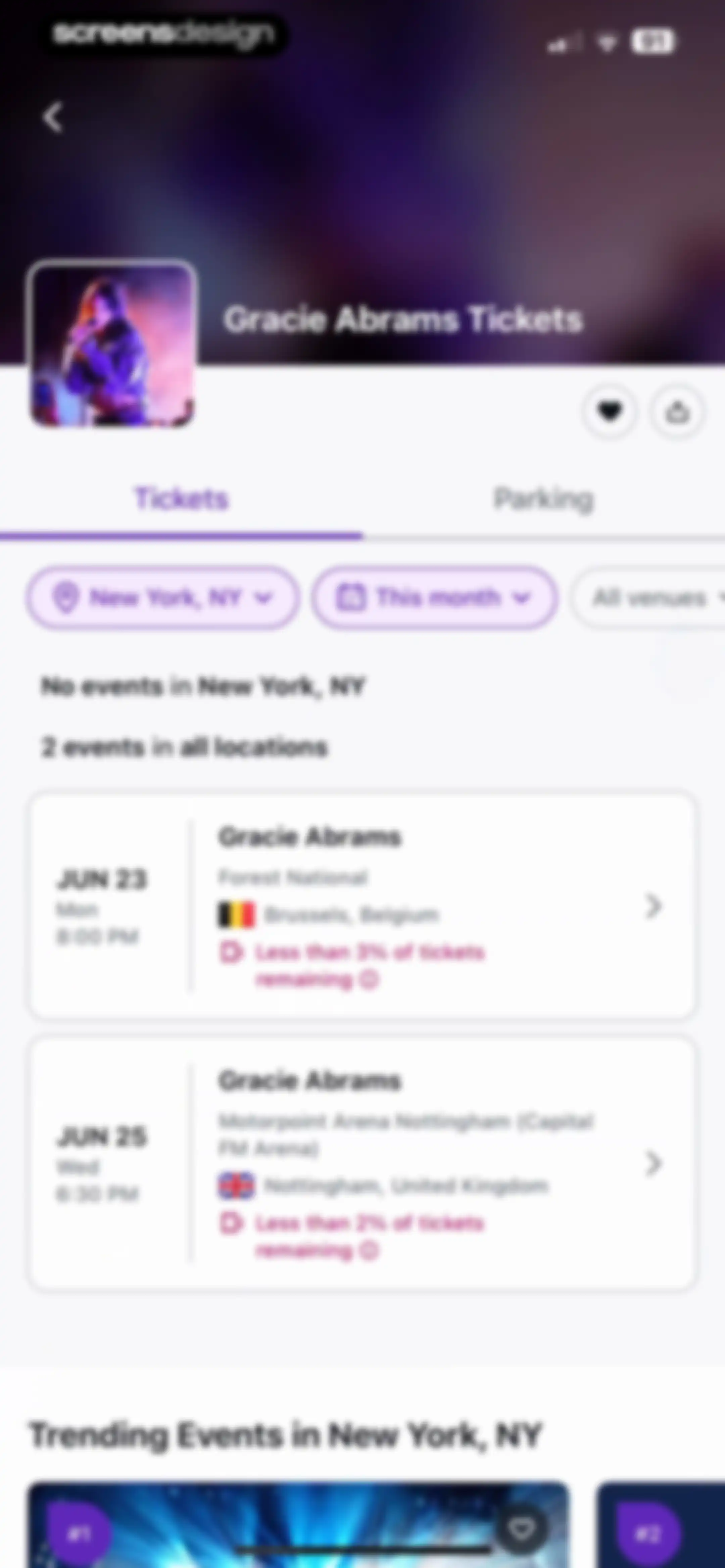 StubHub: Event Tickets screen 37