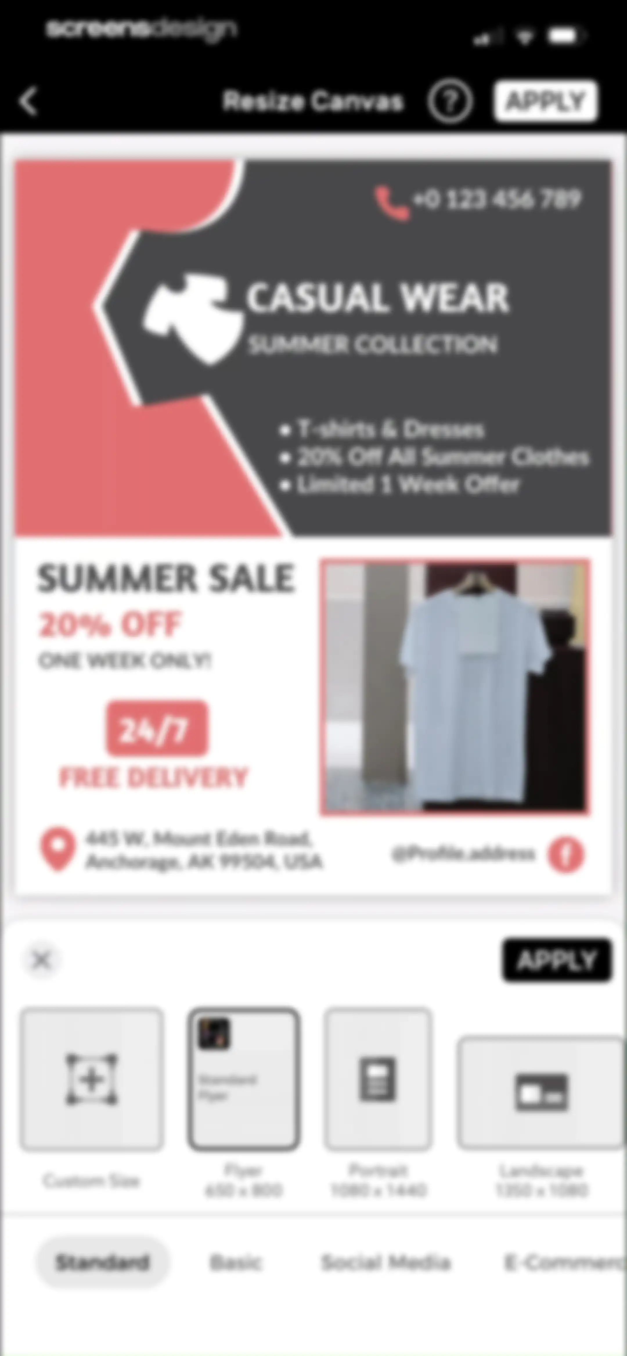 Flyer Maker + Poster Maker screen 143
