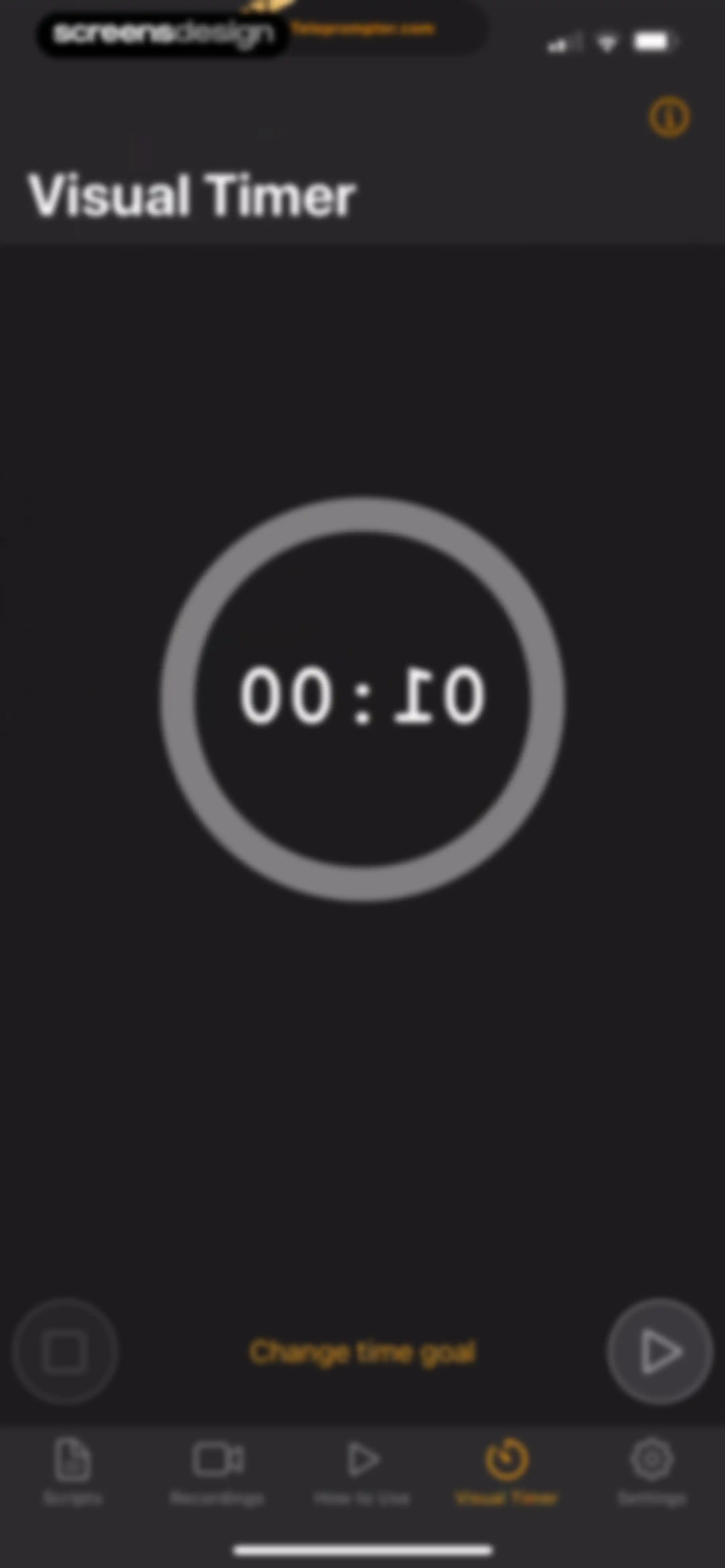 Teleprompter.com screen 136