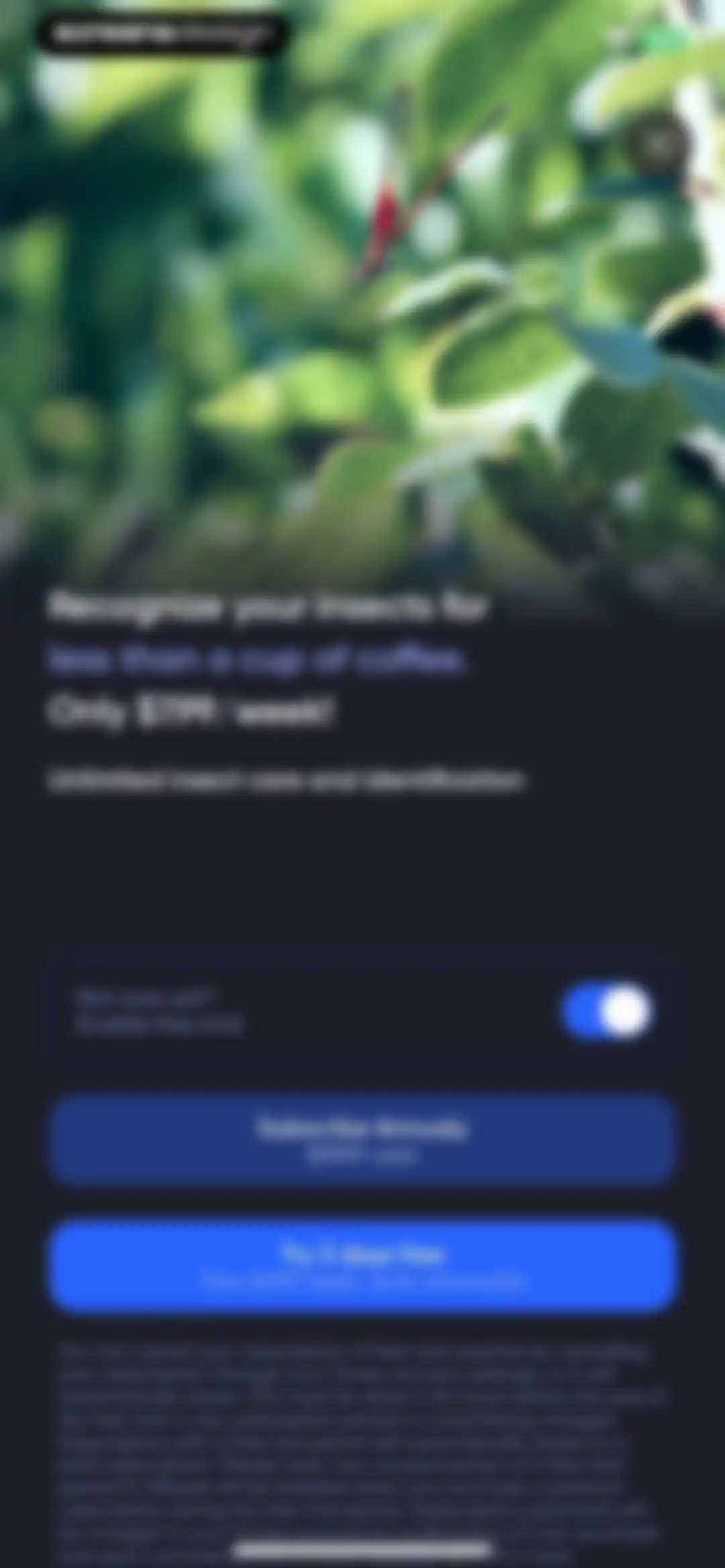 Bug Identifier: AI Insect id screen 5