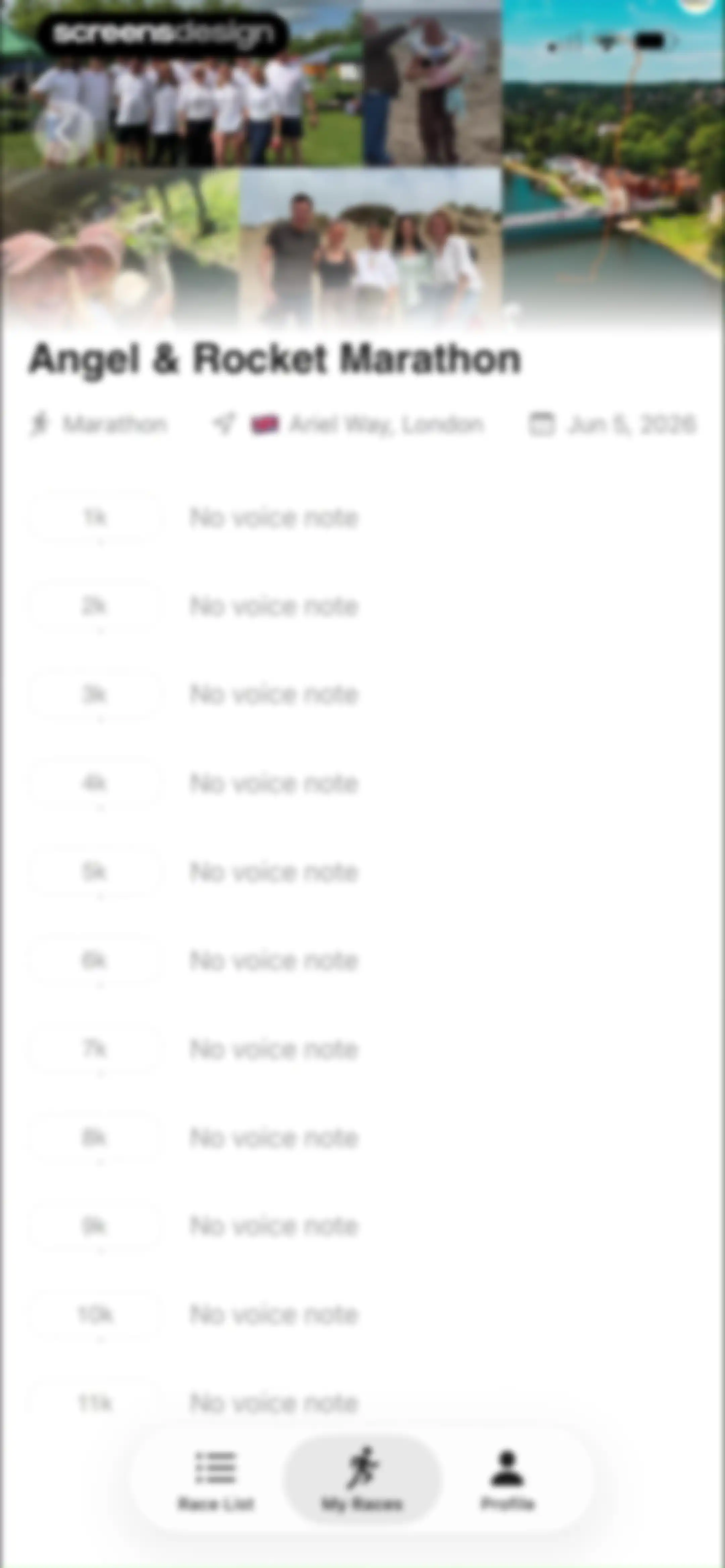 Rally: Voice Notes on Race Day screen 35