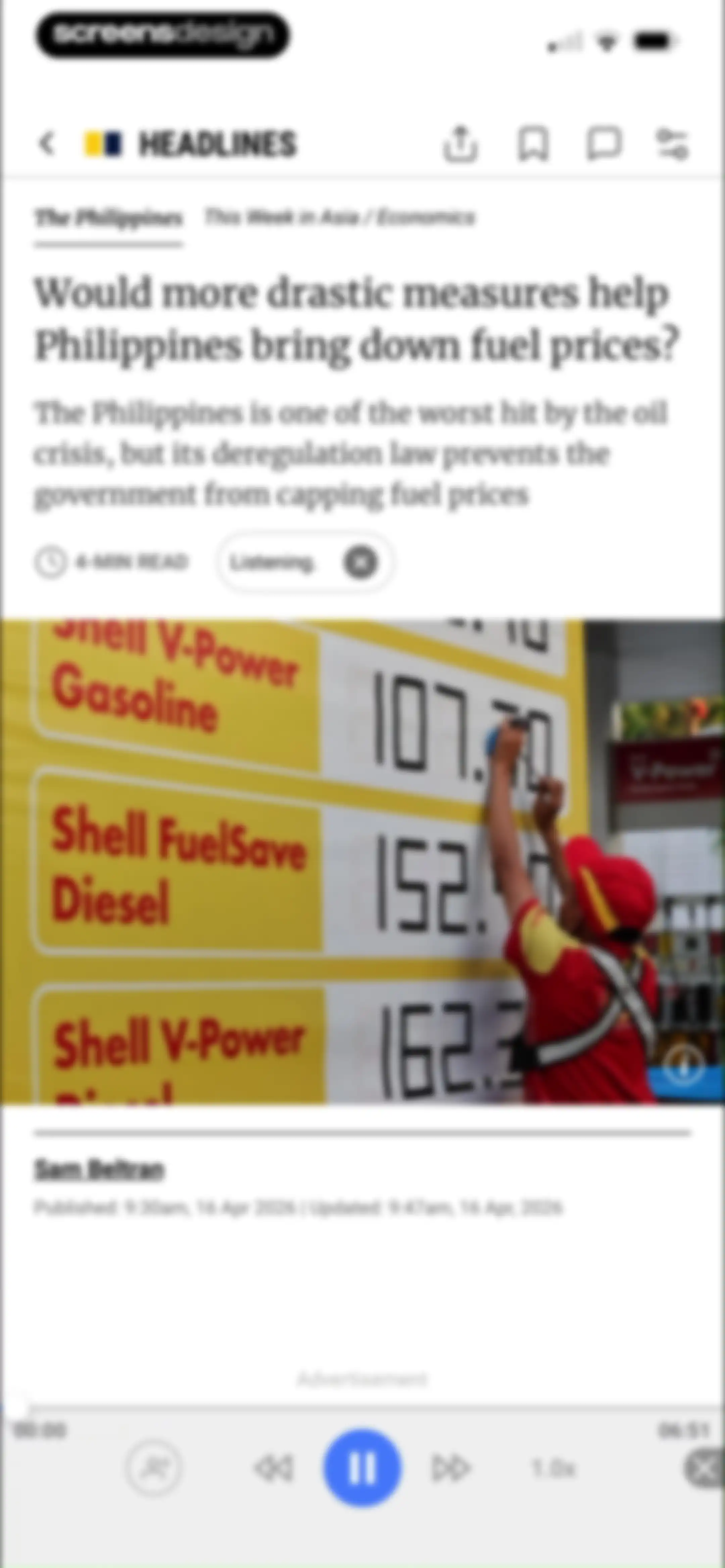 South China Morning Post: News screen 27