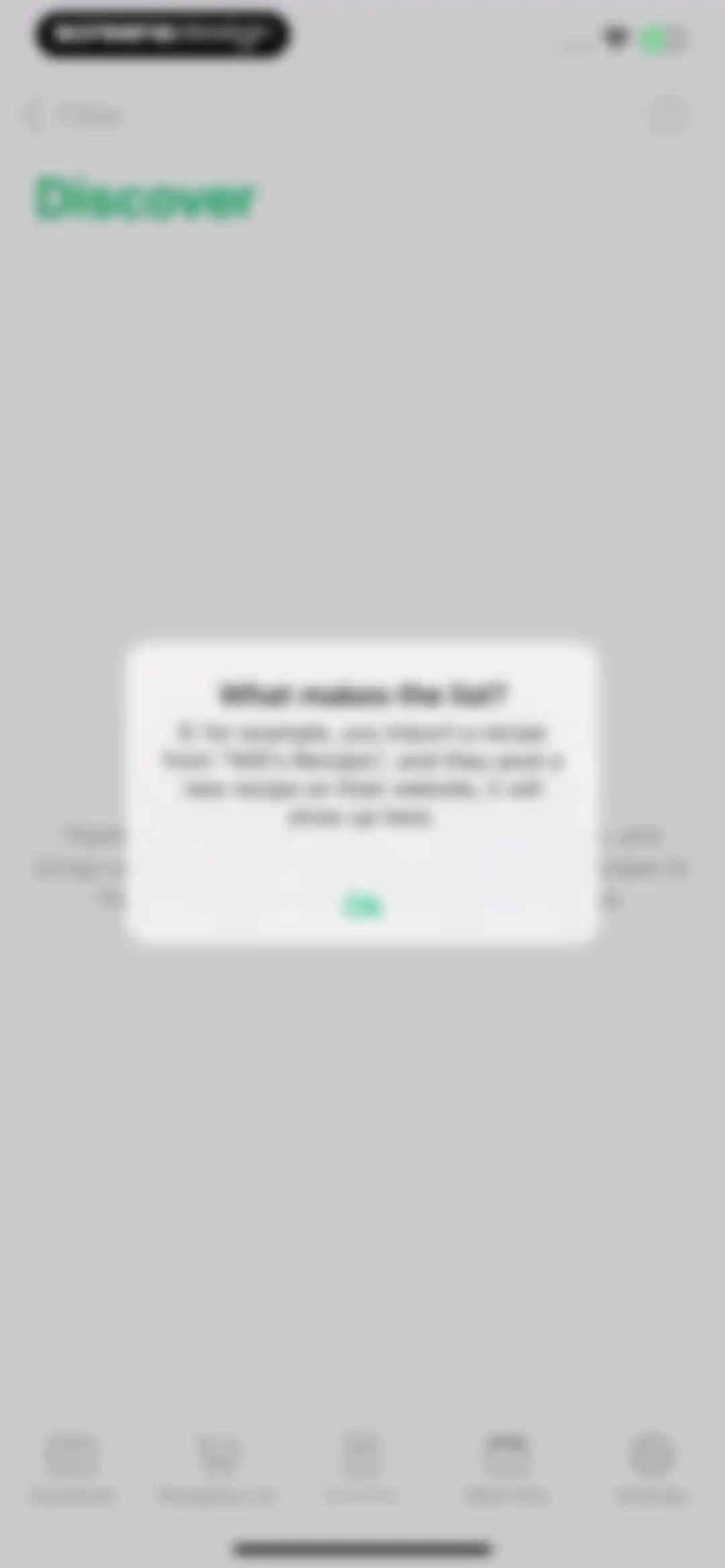 Pestle: Recipe Manager screen 46