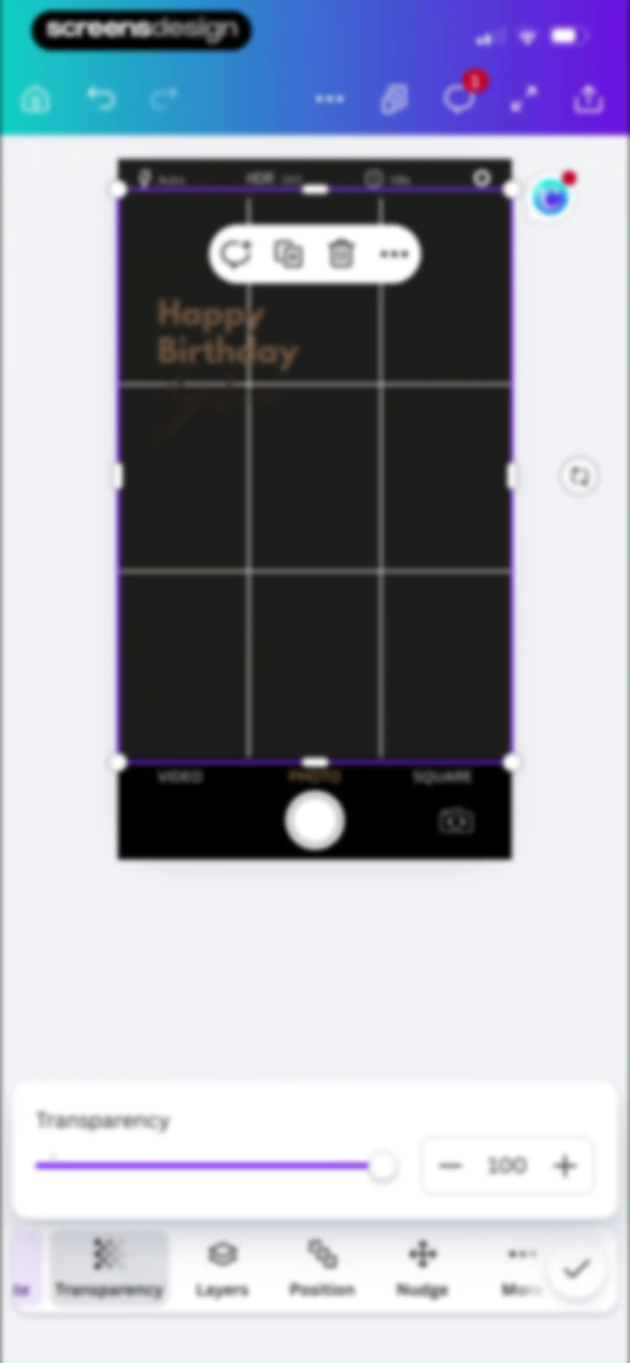 Canva: AI Video & Photo Editor screen 77