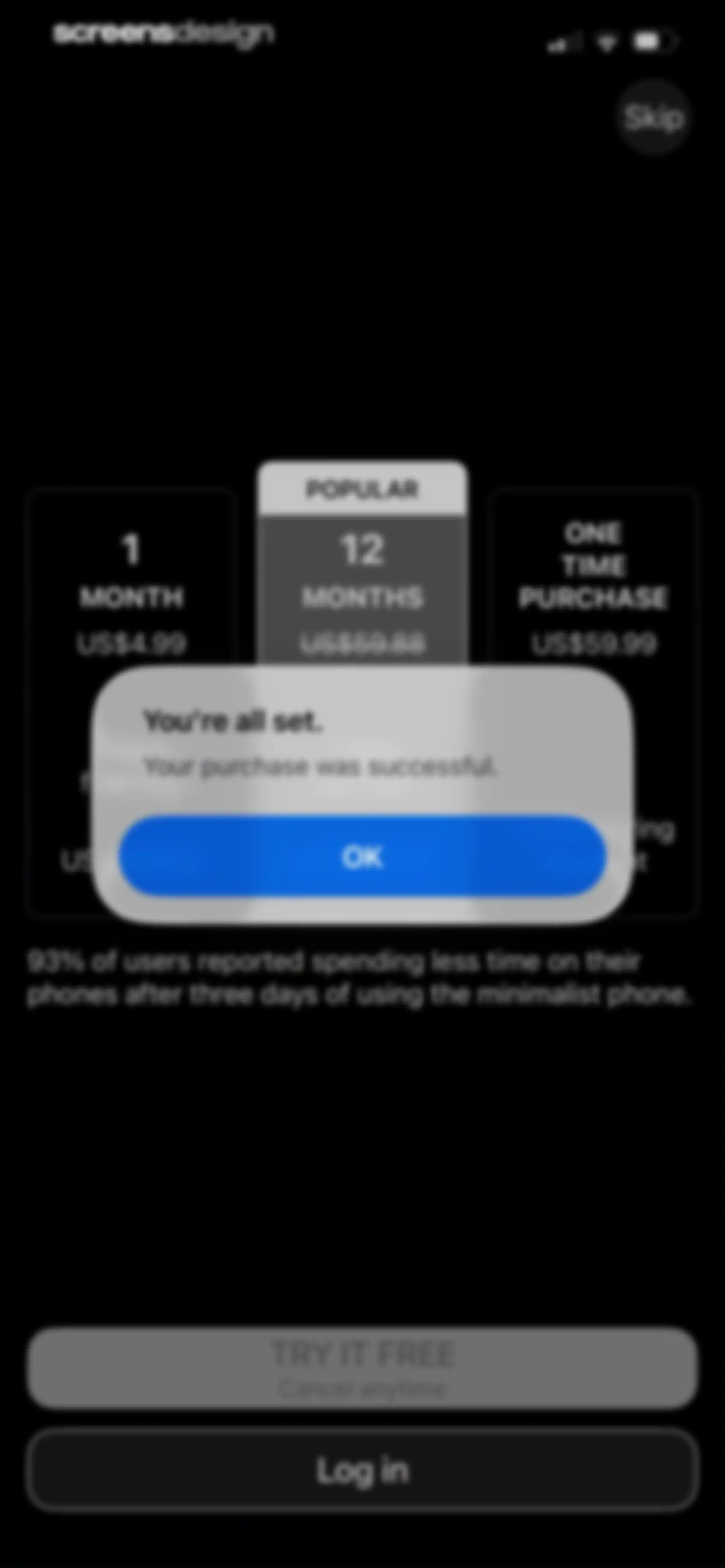 minimalist phone ® Block Apps screen 23