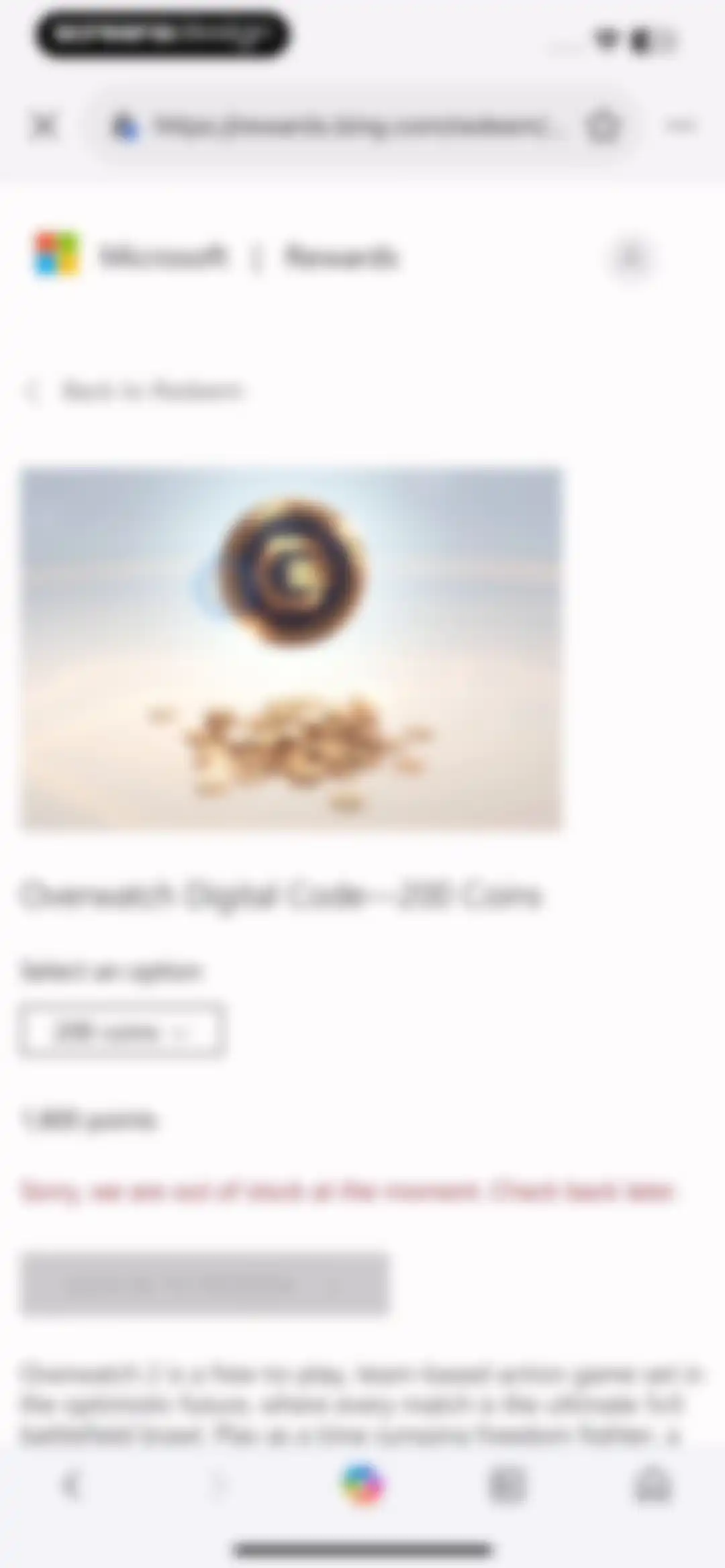 Microsoft Bing Search screen 235