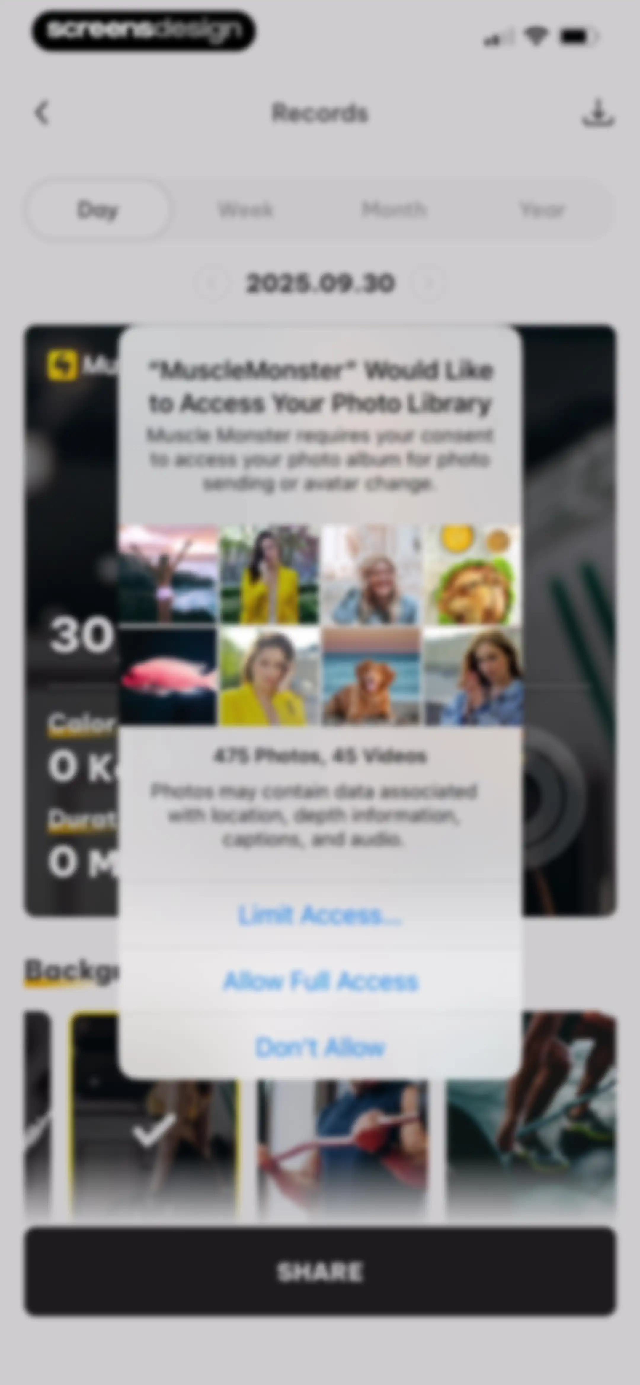Muscle Monster Workout Planner screen 53