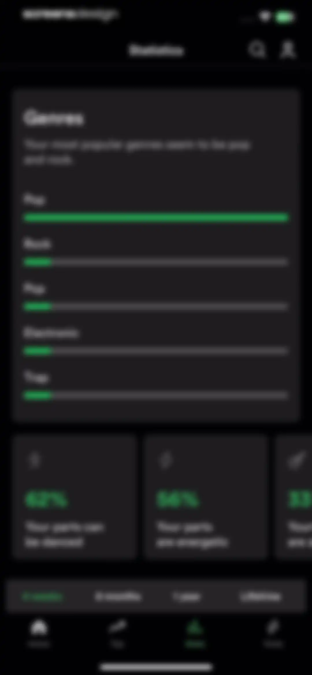 must.fm for Spotify Stats screen 81