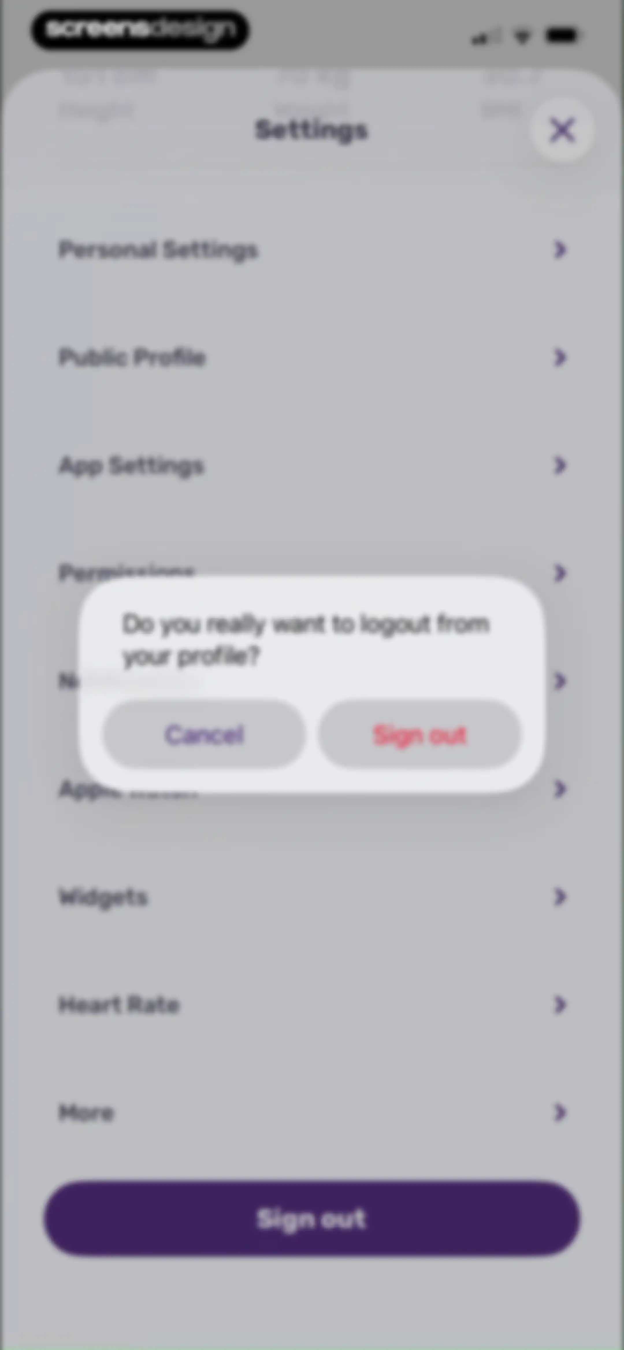 Running Tracker App – FITAPP screen 161