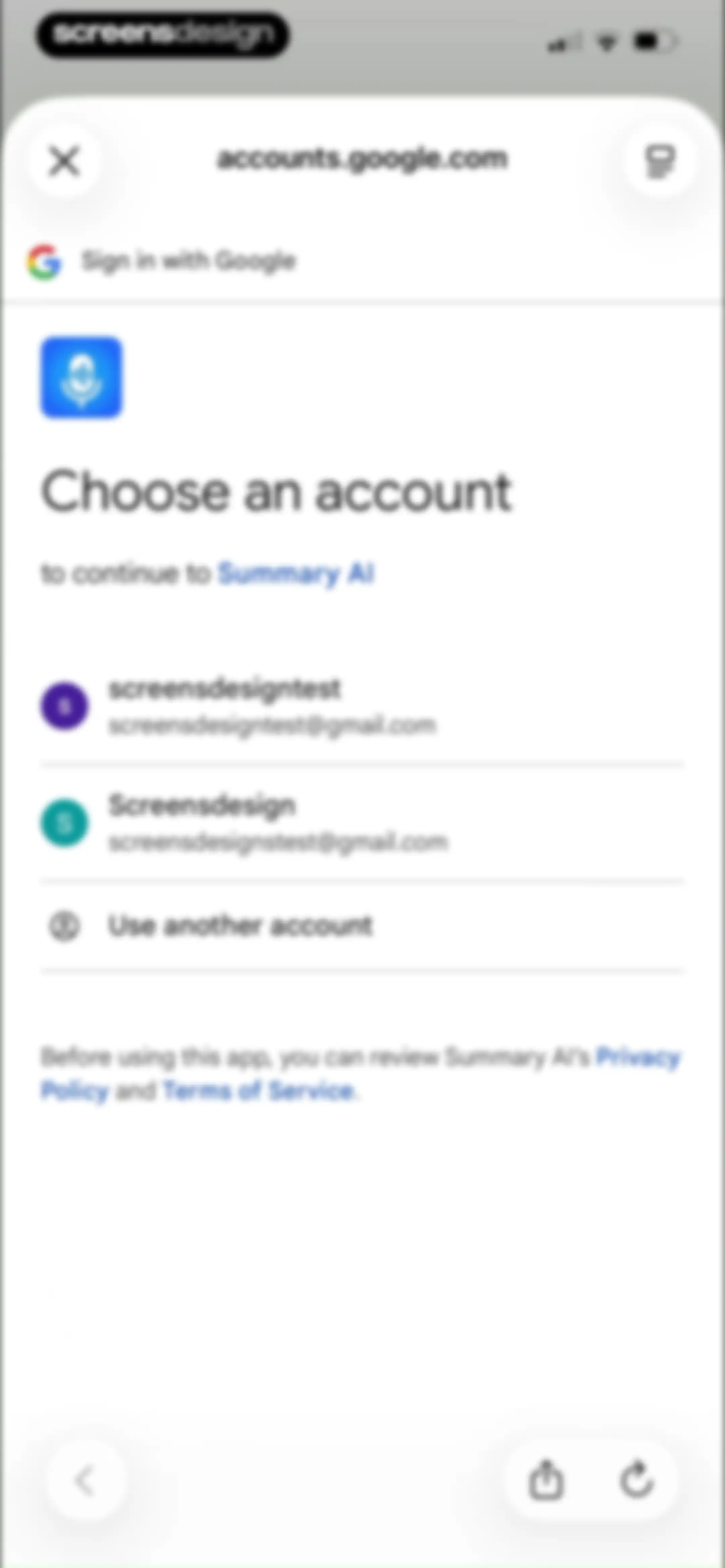 Summary - AI Note Taker screen 6