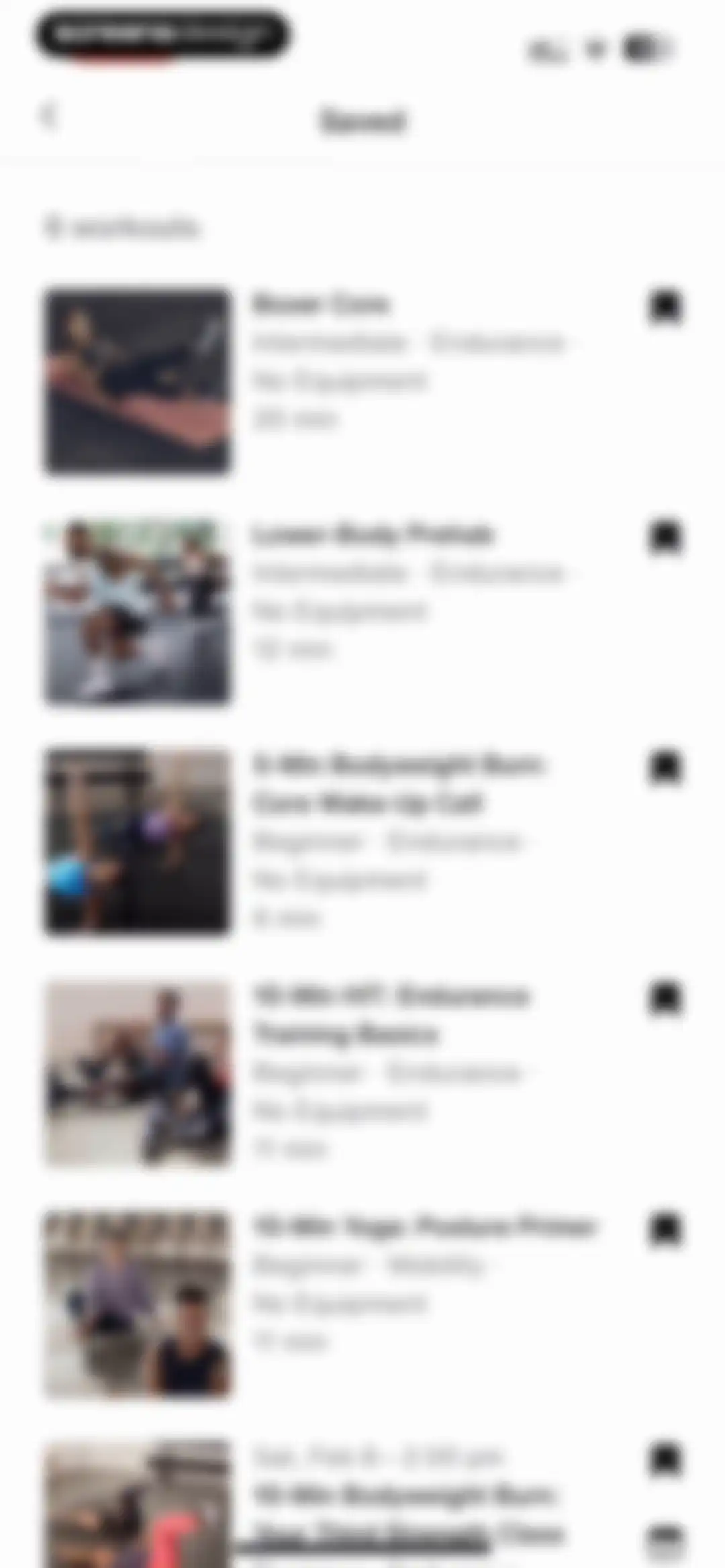 Nike Training Club screen 37
