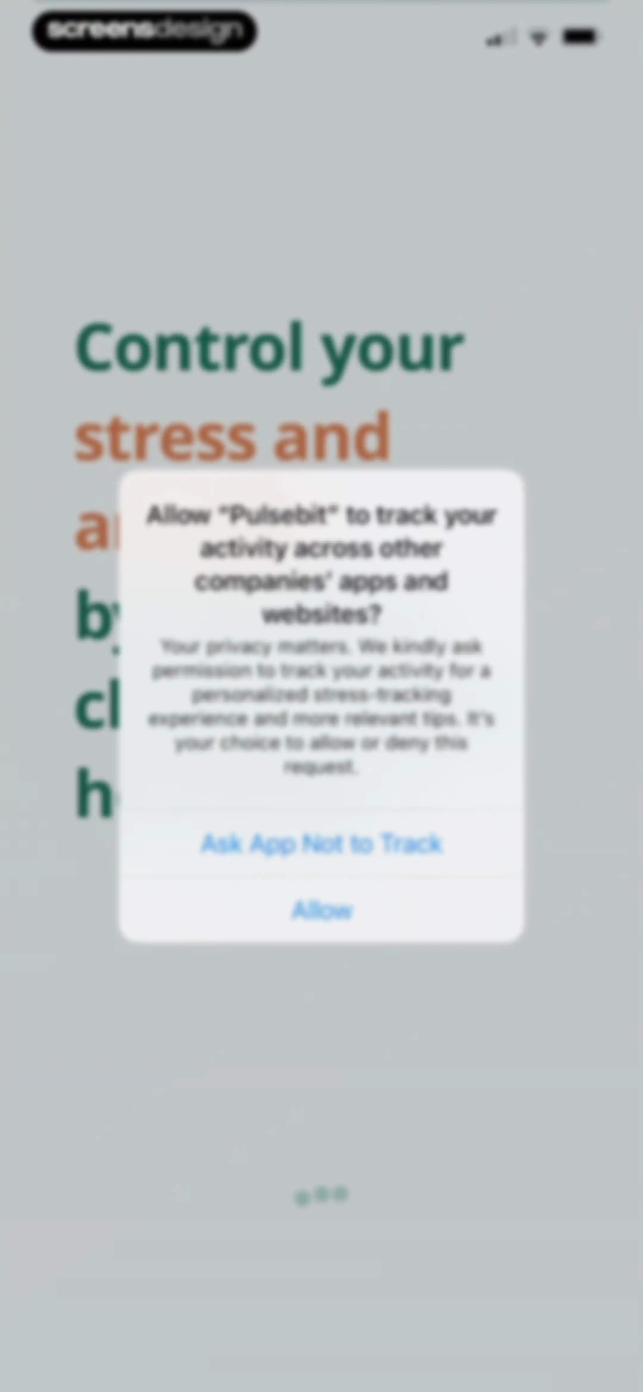 Pulsebit: Heart Rate Monitor screen 2