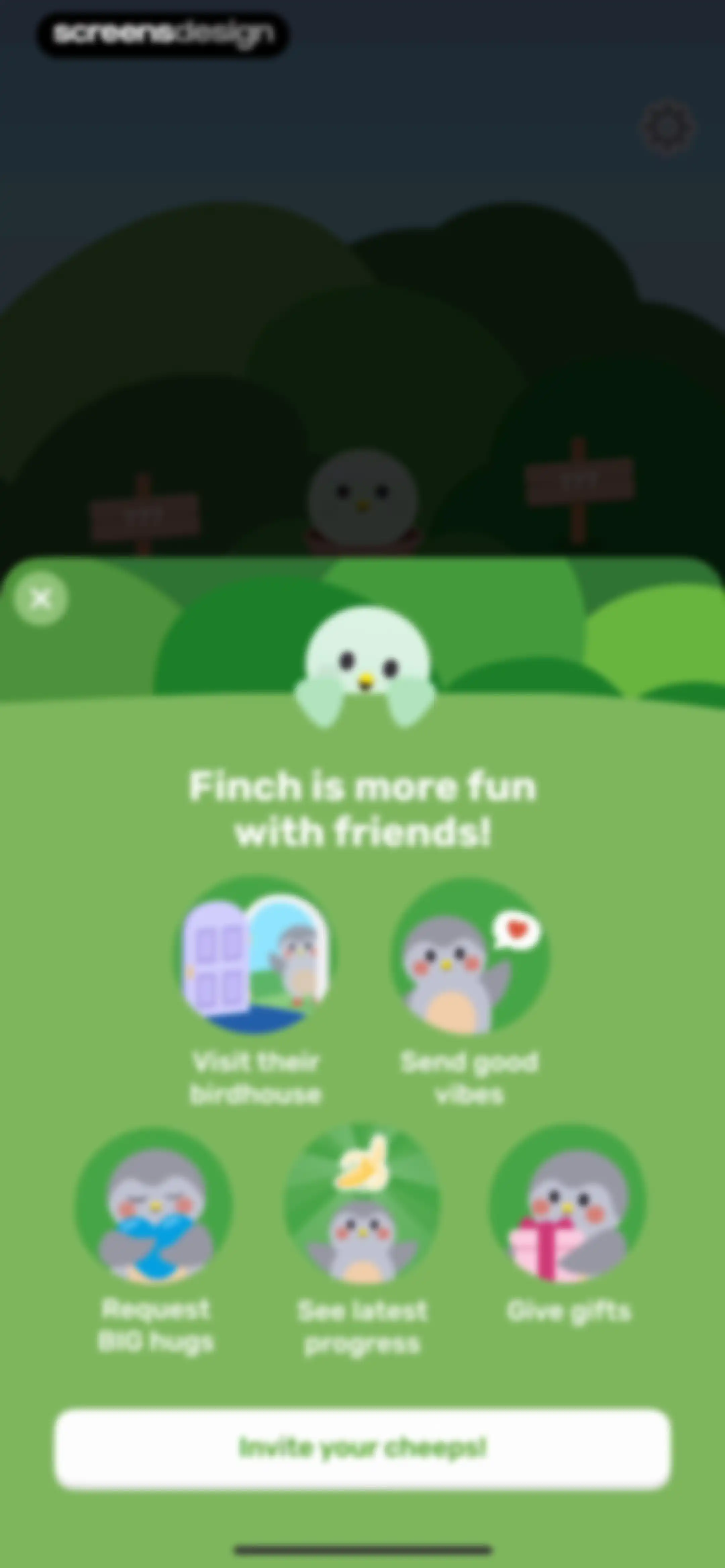 Finch: Self-Care Pet screen 130