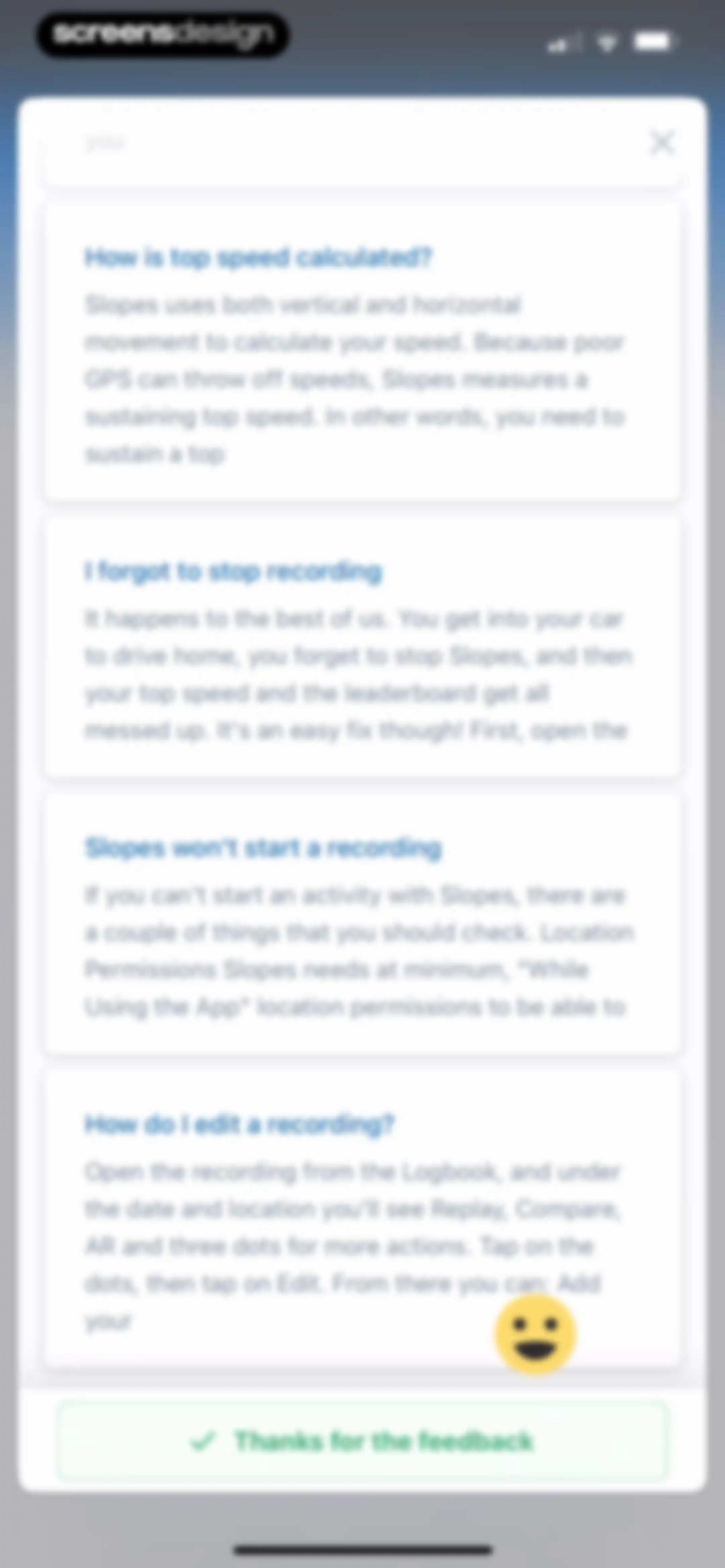 Slopes: Ski & Snowboard screen 103