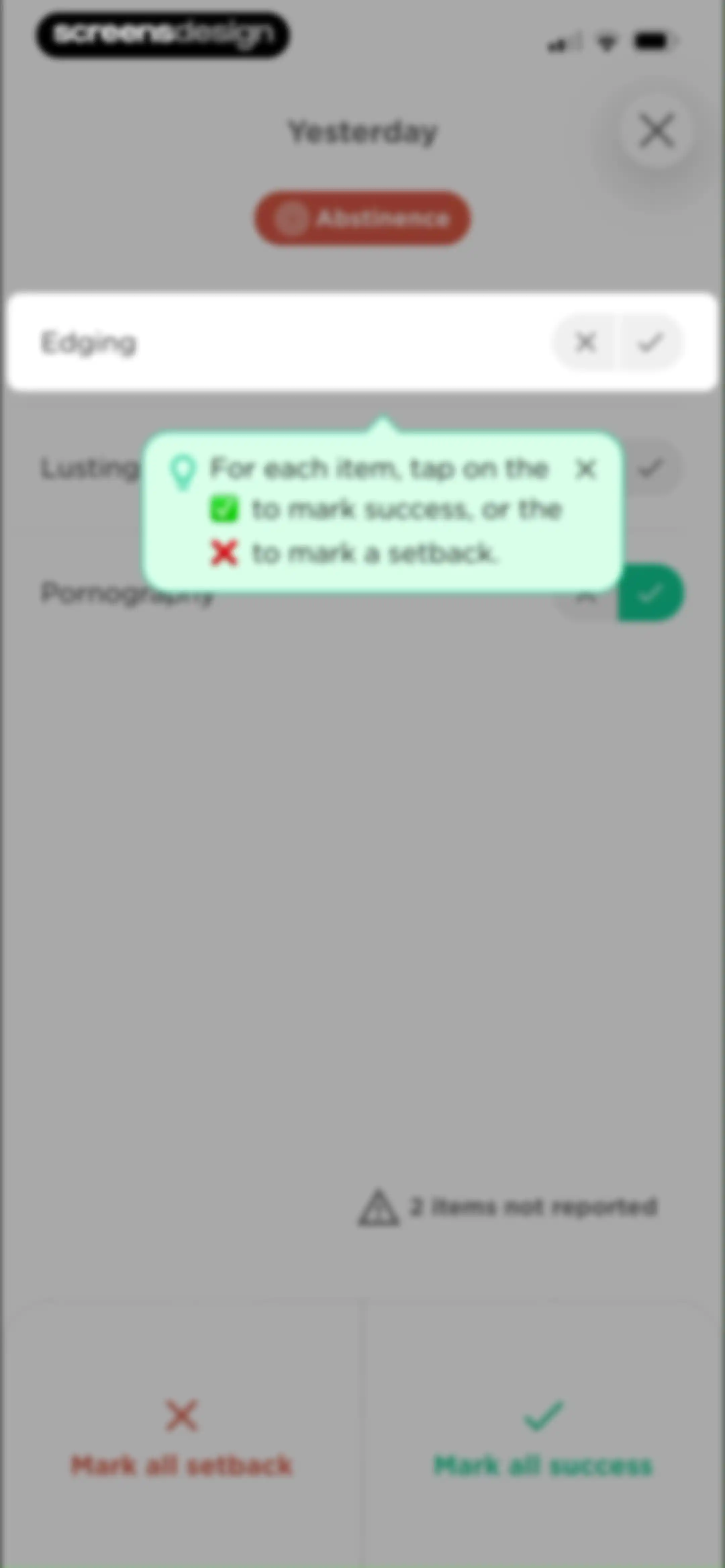 Relay: Quit Lust & Addiction screen 71