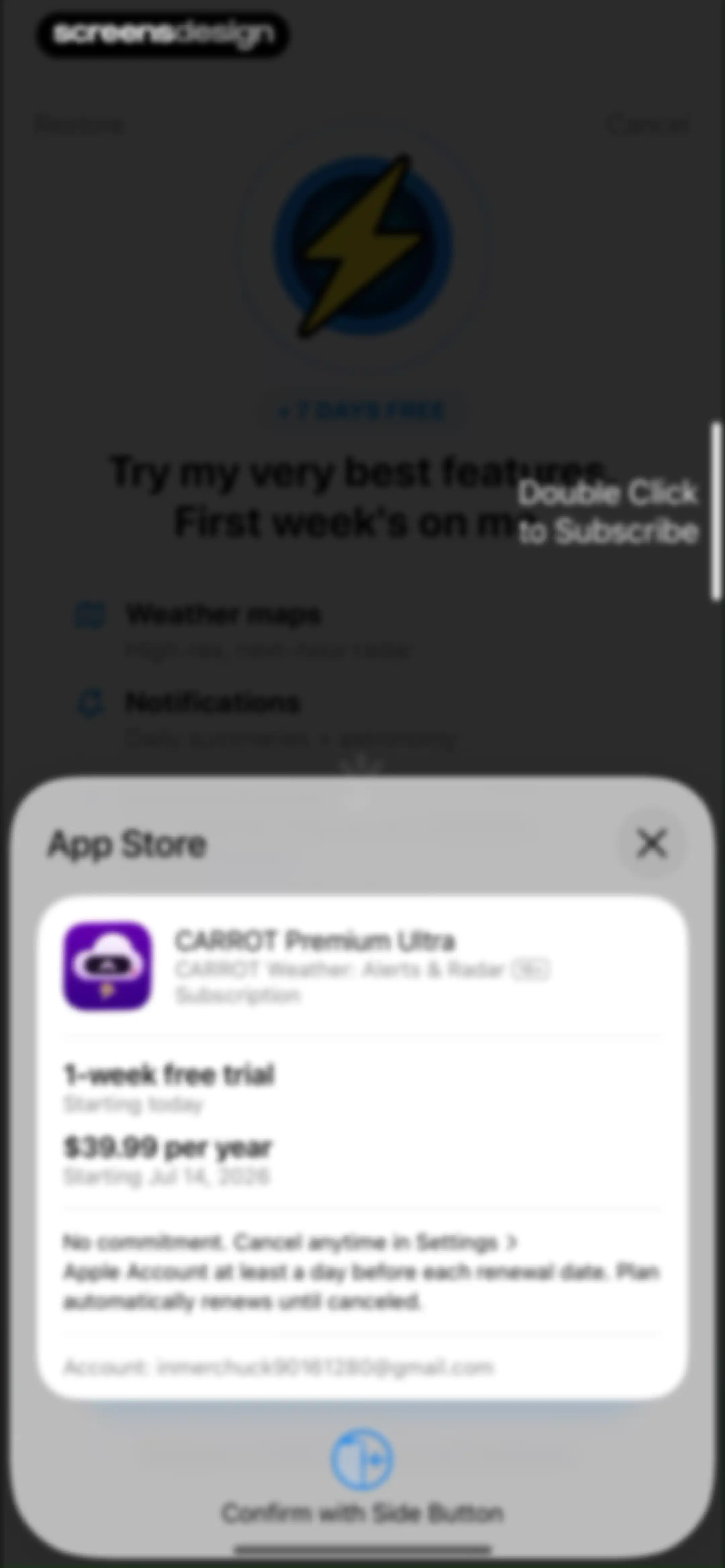 CARROT Weather: Alerts & Radar screen 7