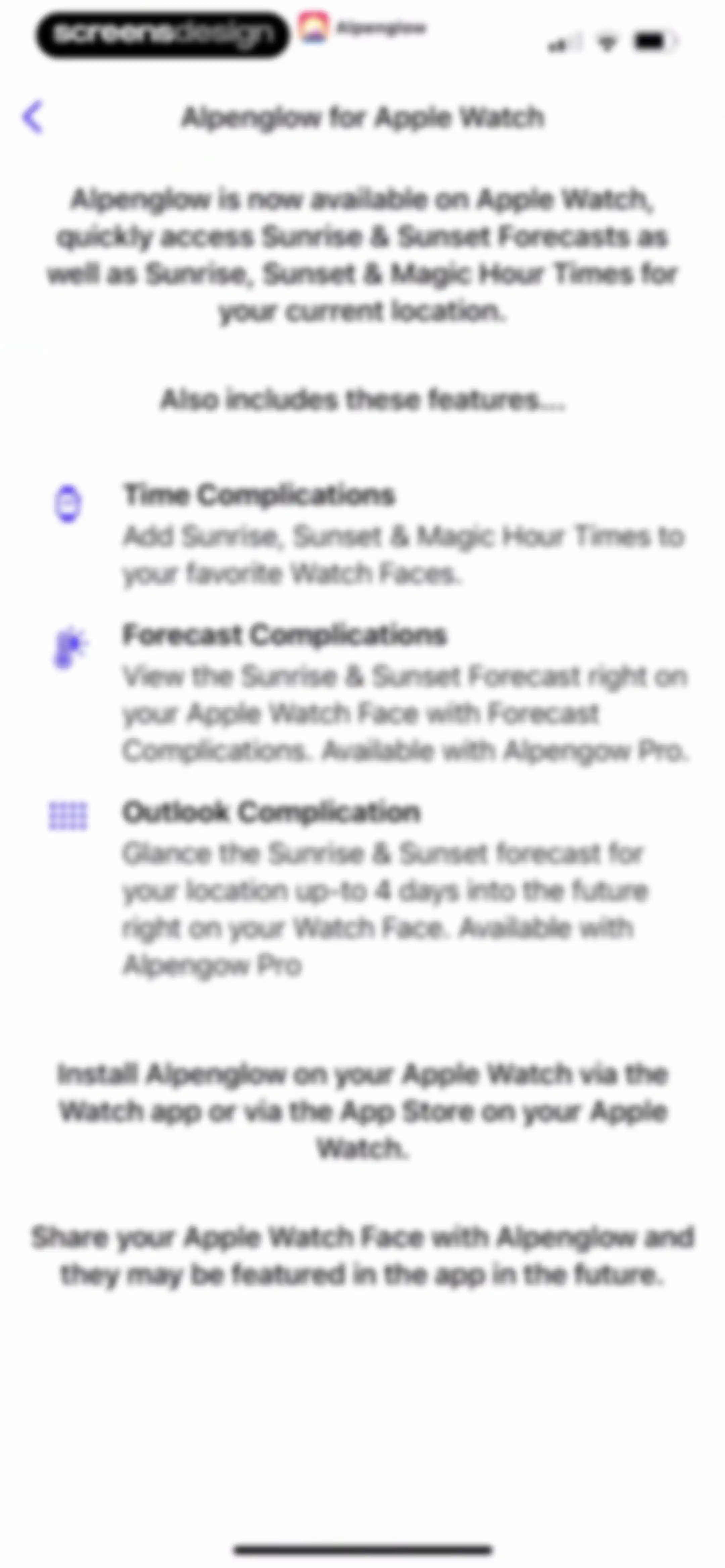 Sunset Predictions: Alpenglow screen 78