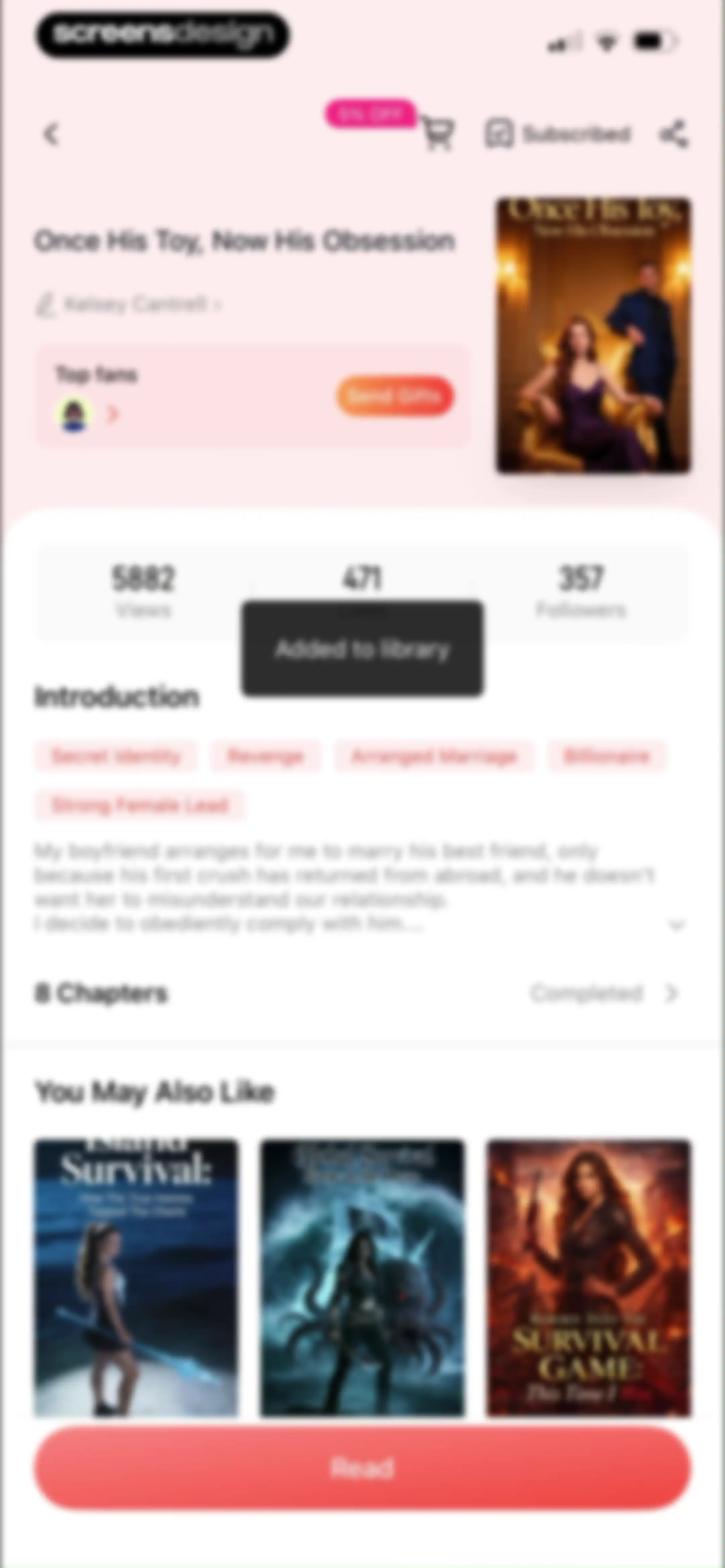 Literie screen 32