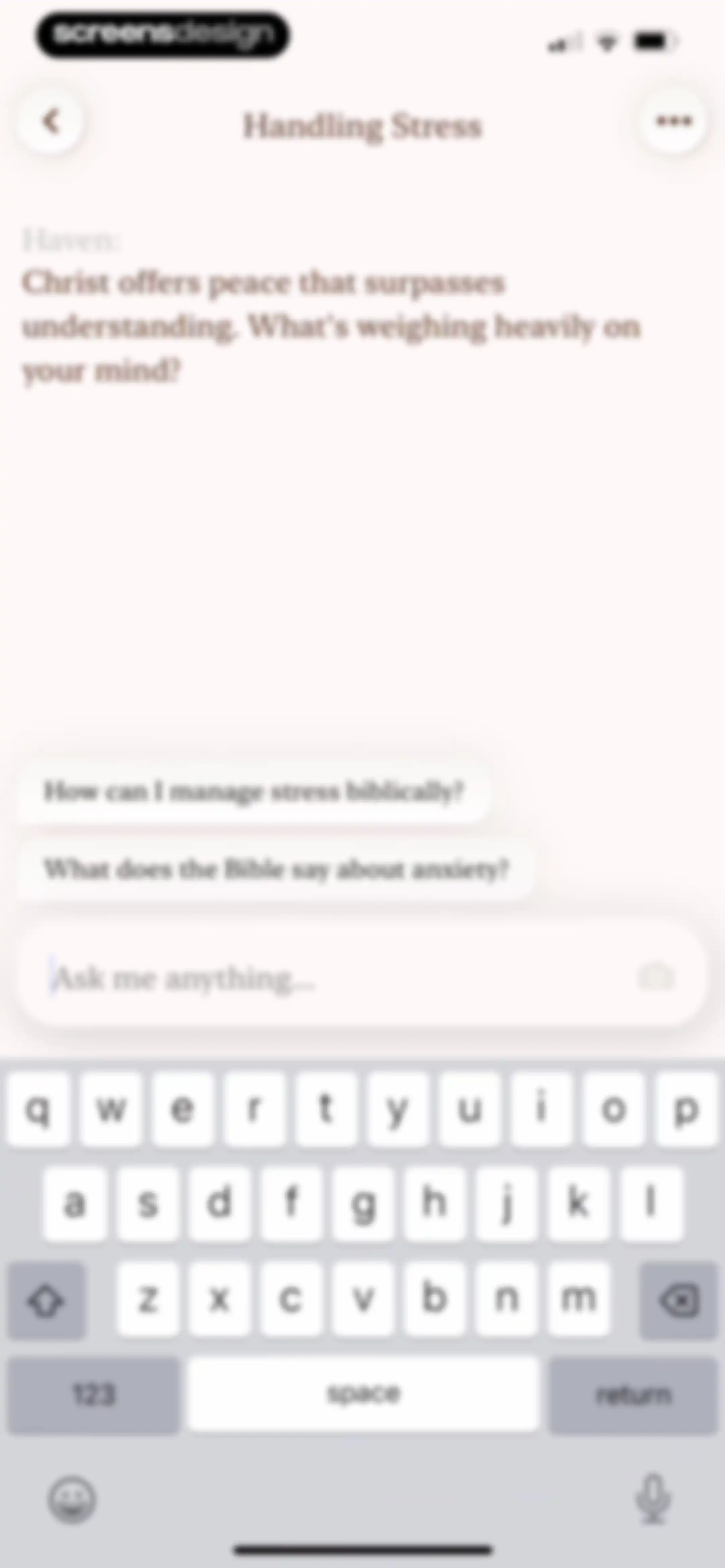 Haven - Bible Chat screen 53