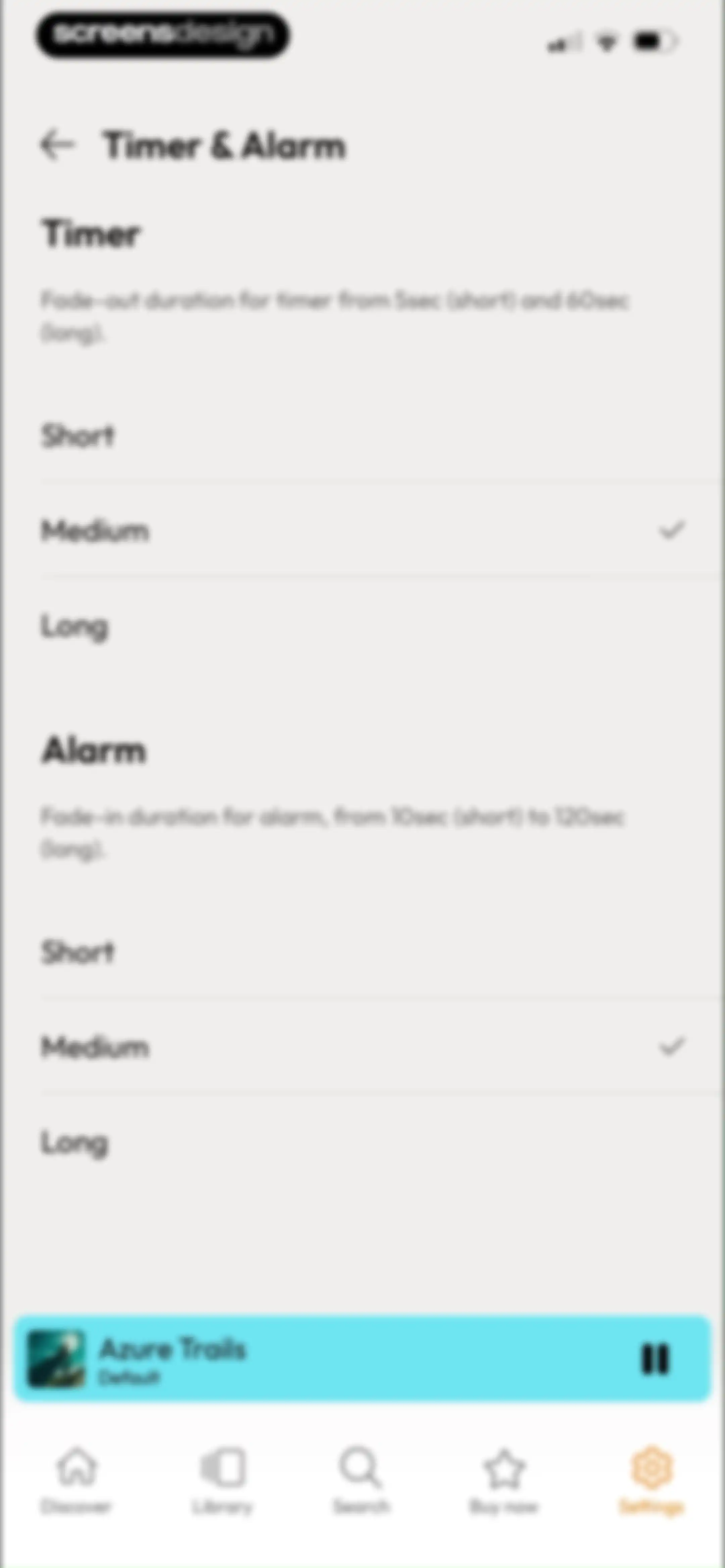 myNoise: Focus · Relax · Sleep screen 39