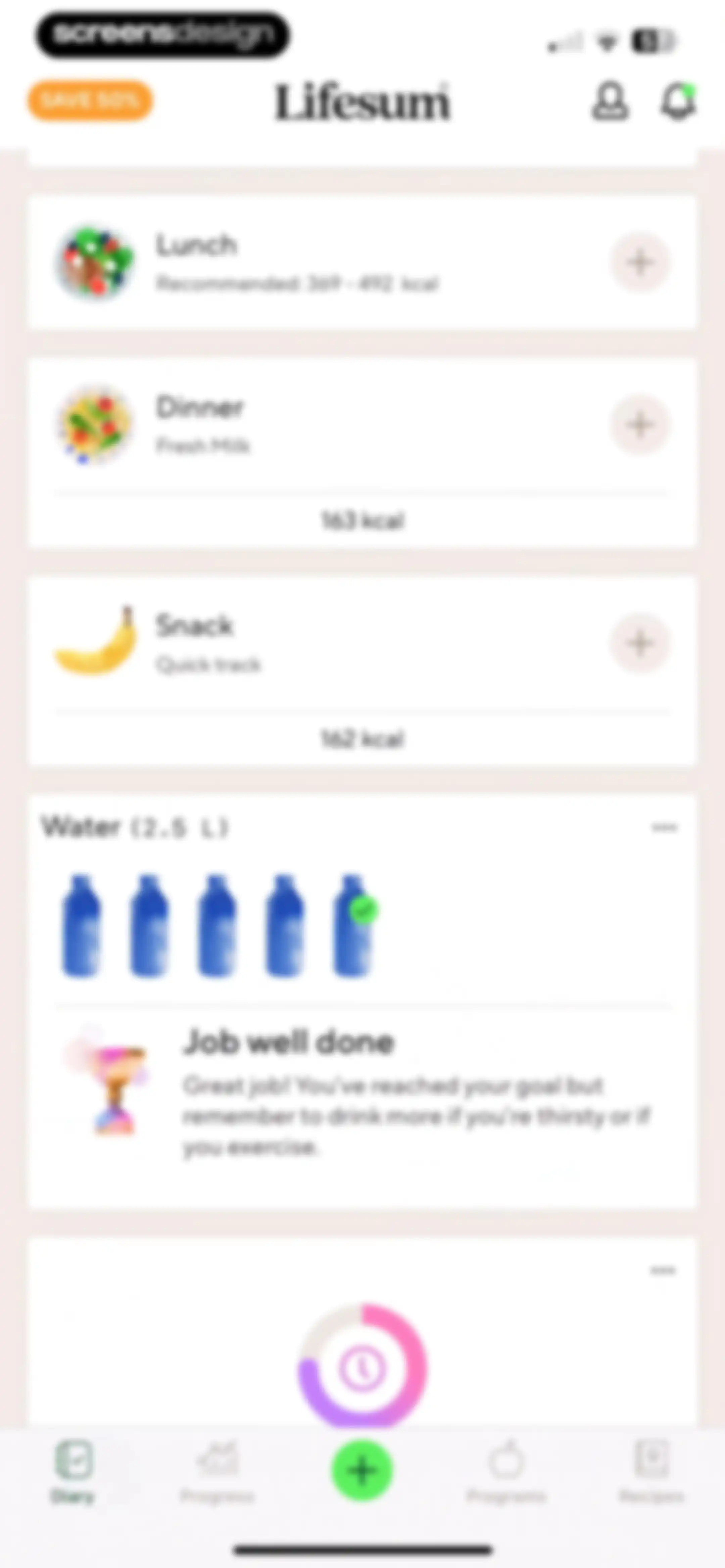 Lifesum: AI Calorie Counter screen 143