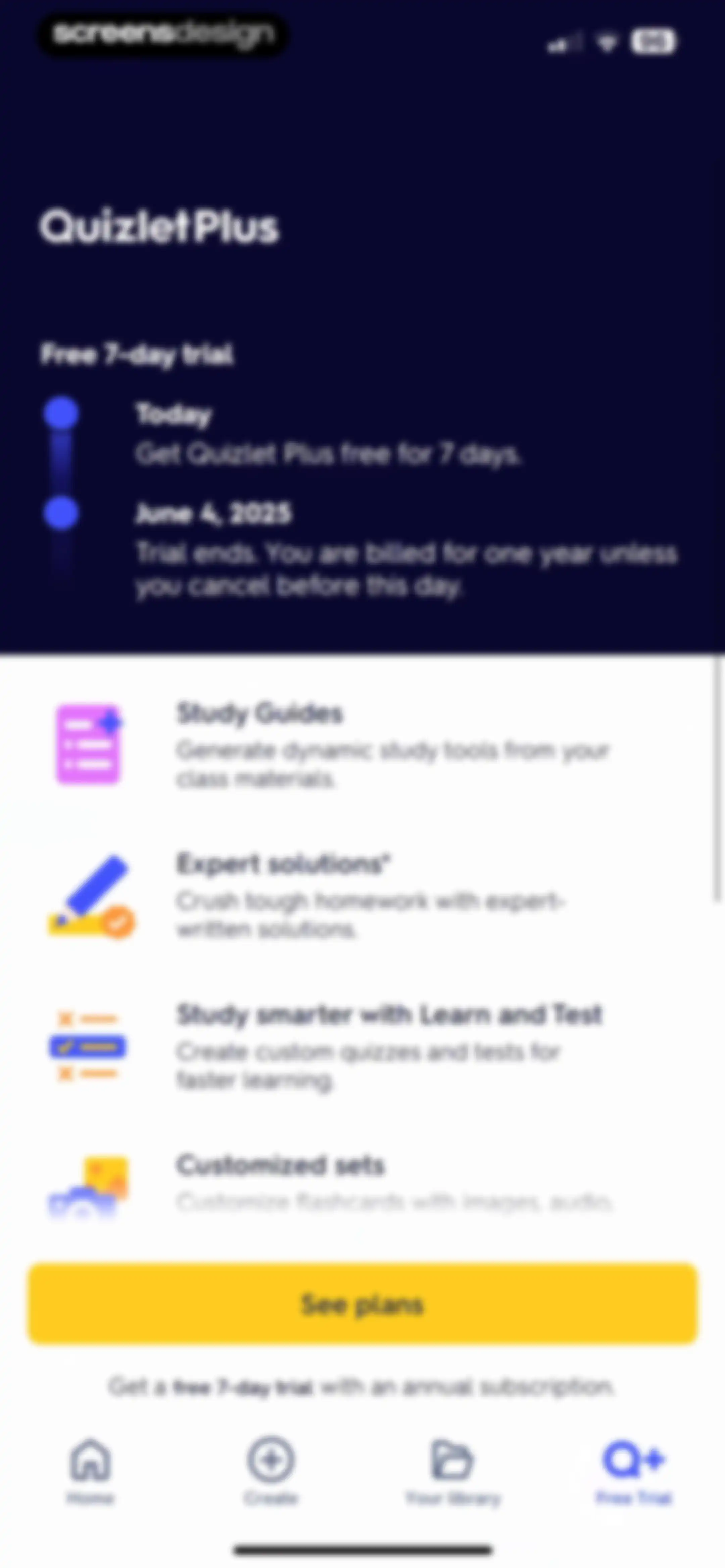 Quizlet: More than Flashcards screen 85