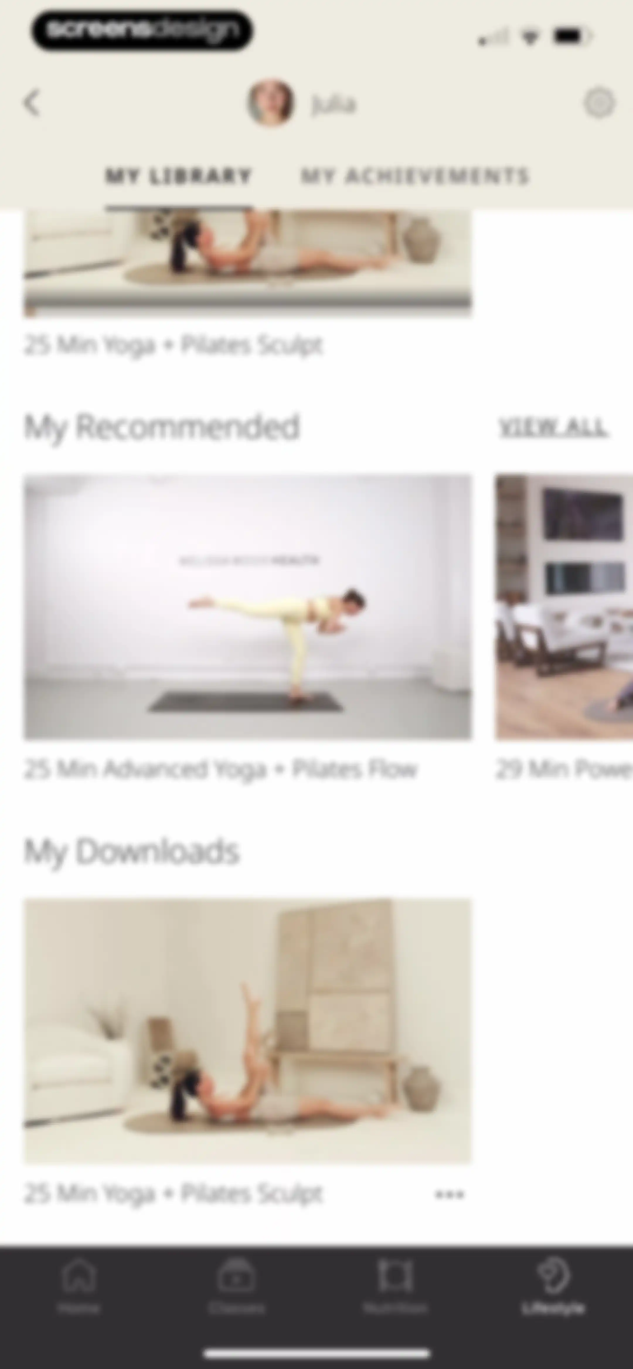 MWH: Fitness + Wellness screen 125