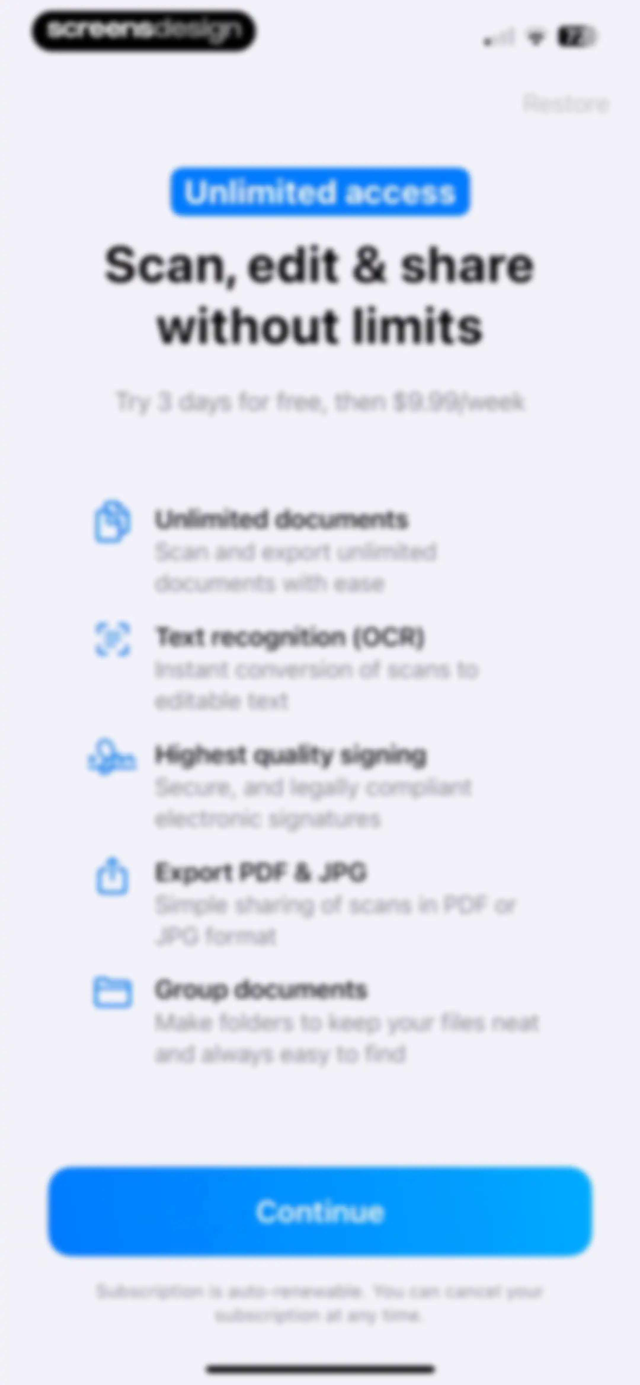 Scanner App. JPG, Photo to PDF screen 7