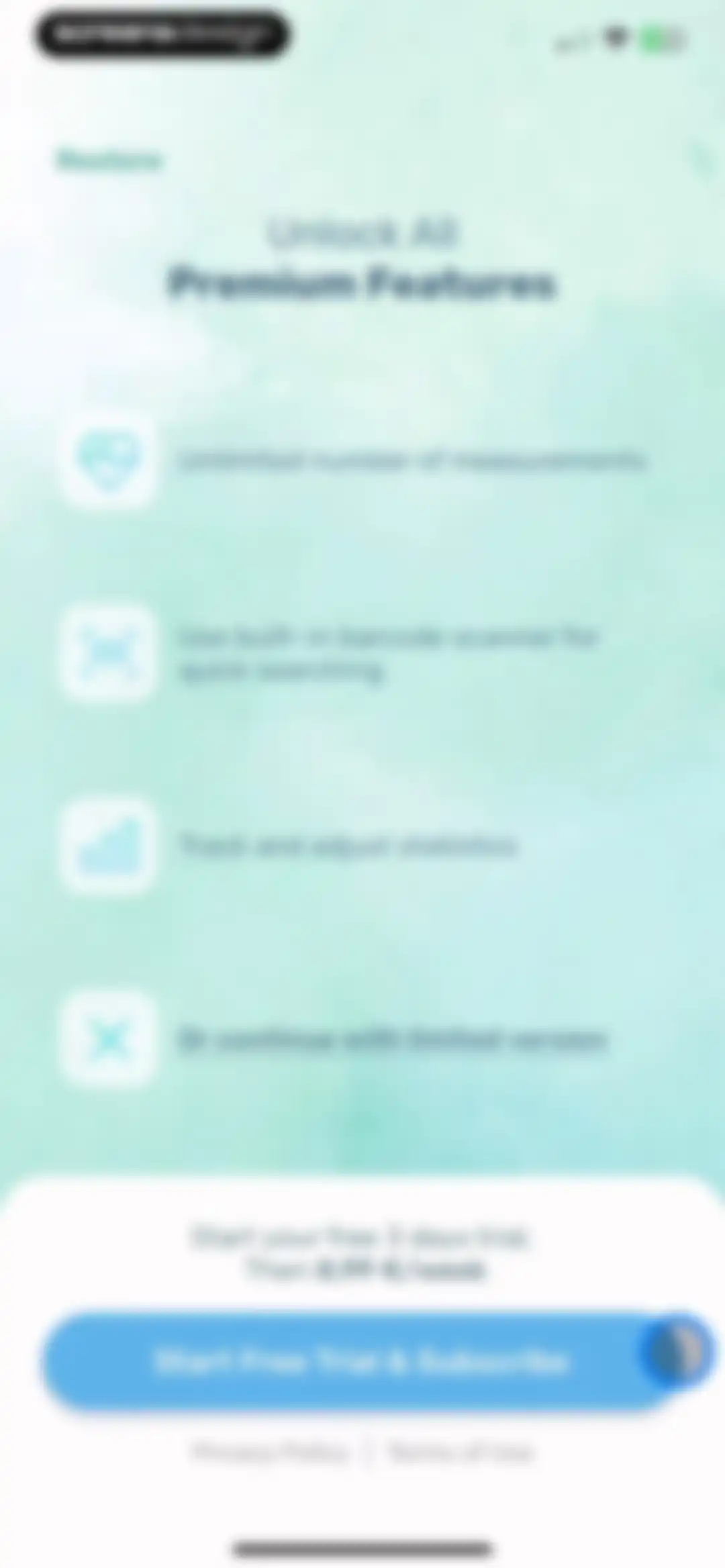 Pulse Checker. Calorie Manager screen 5