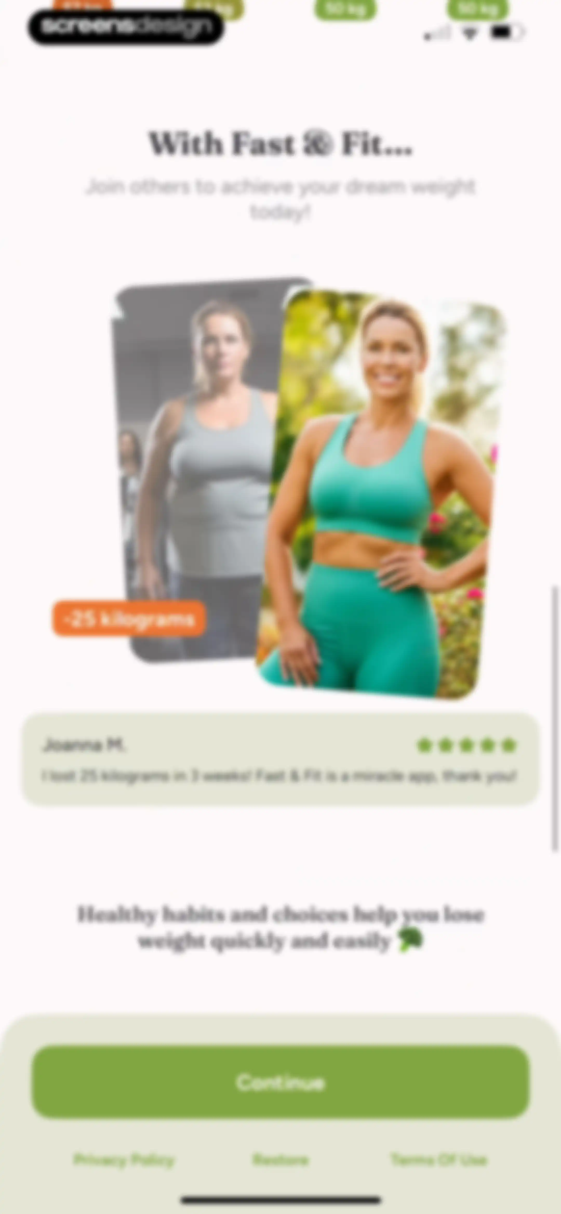 Fast & Fit: IF Fasting Counter screen 39