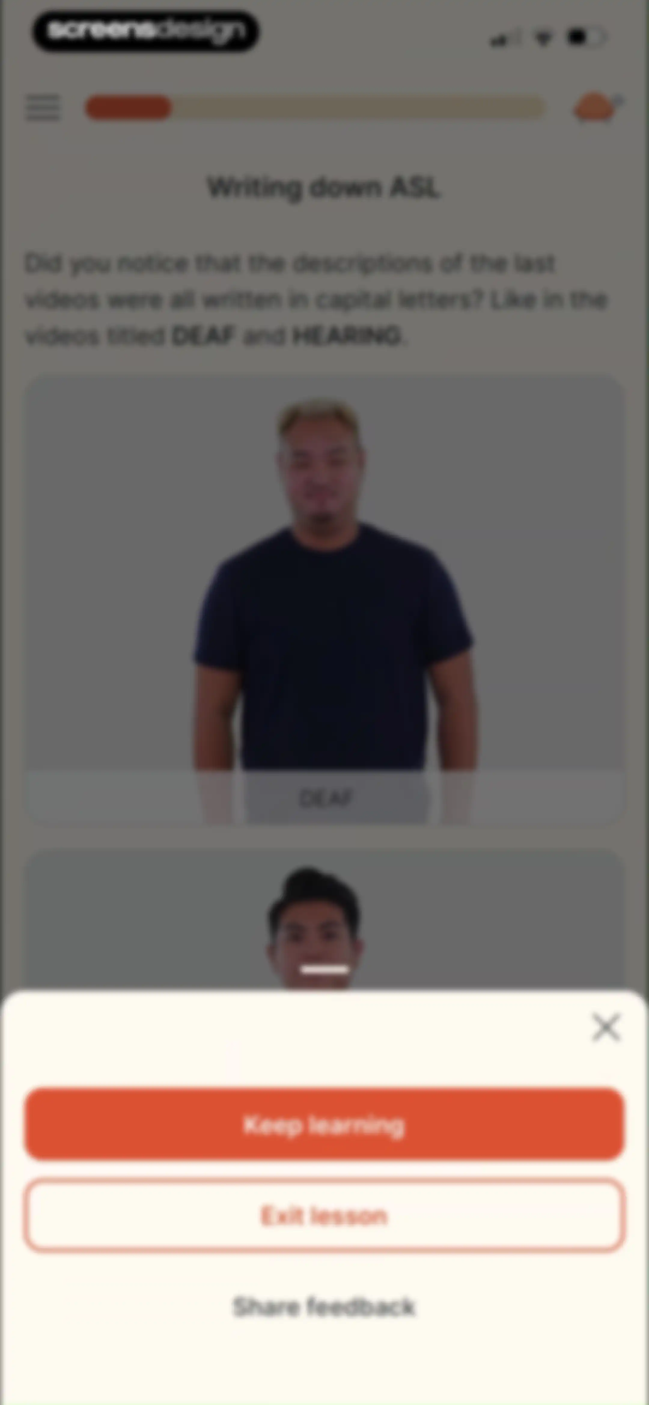 Lingvano - Learn Sign Language screen 57