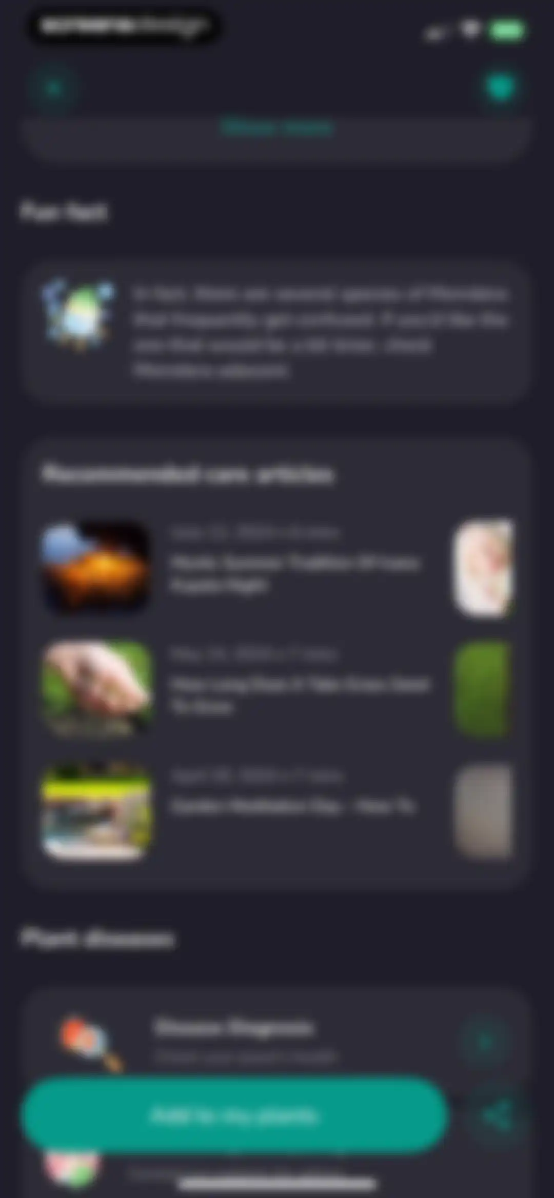 Plantfie・Plant Care Identifier screen 56