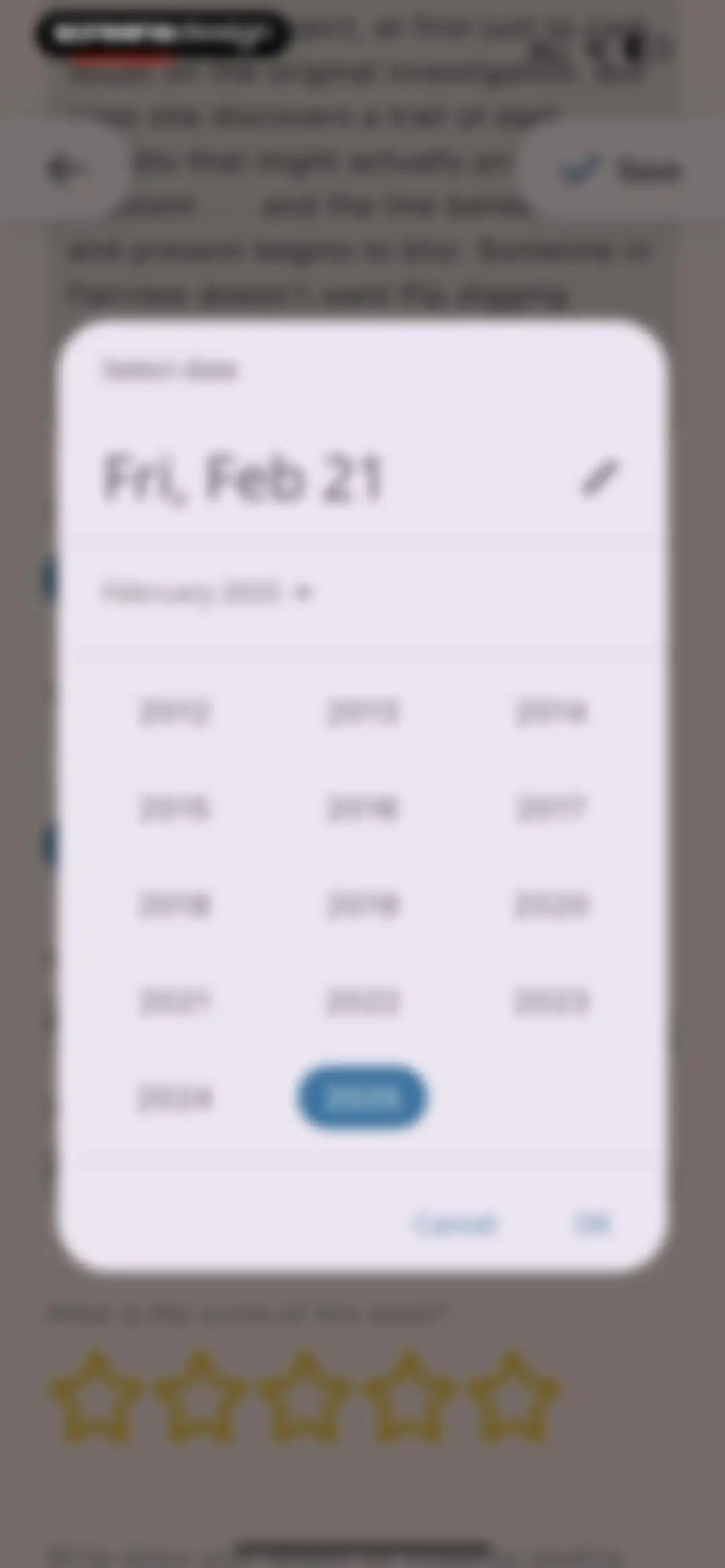 Bookmory - reading tracker screen 18
