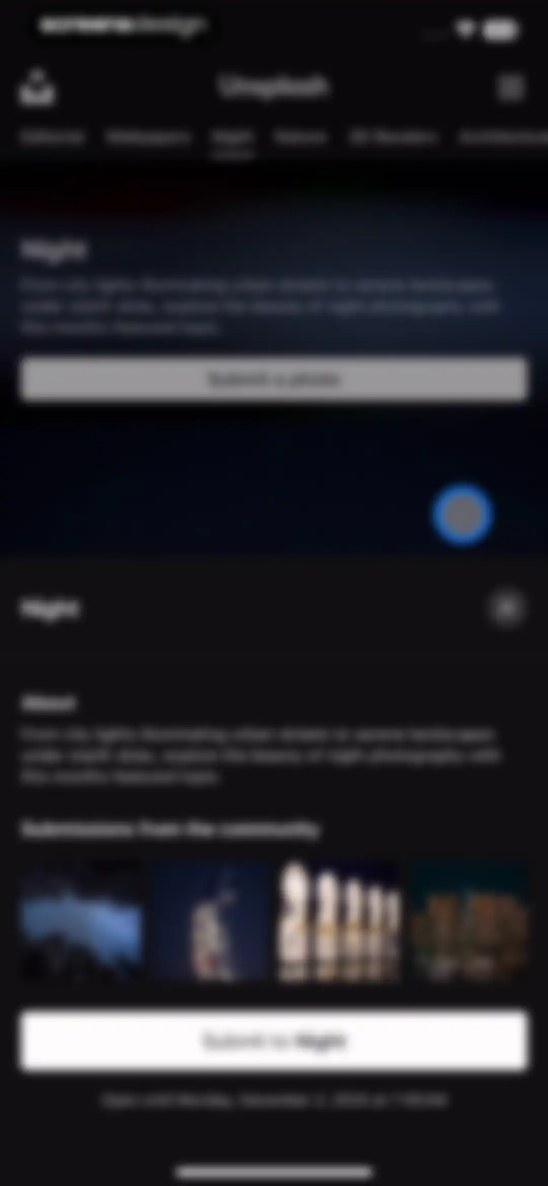 Unsplash screen 34