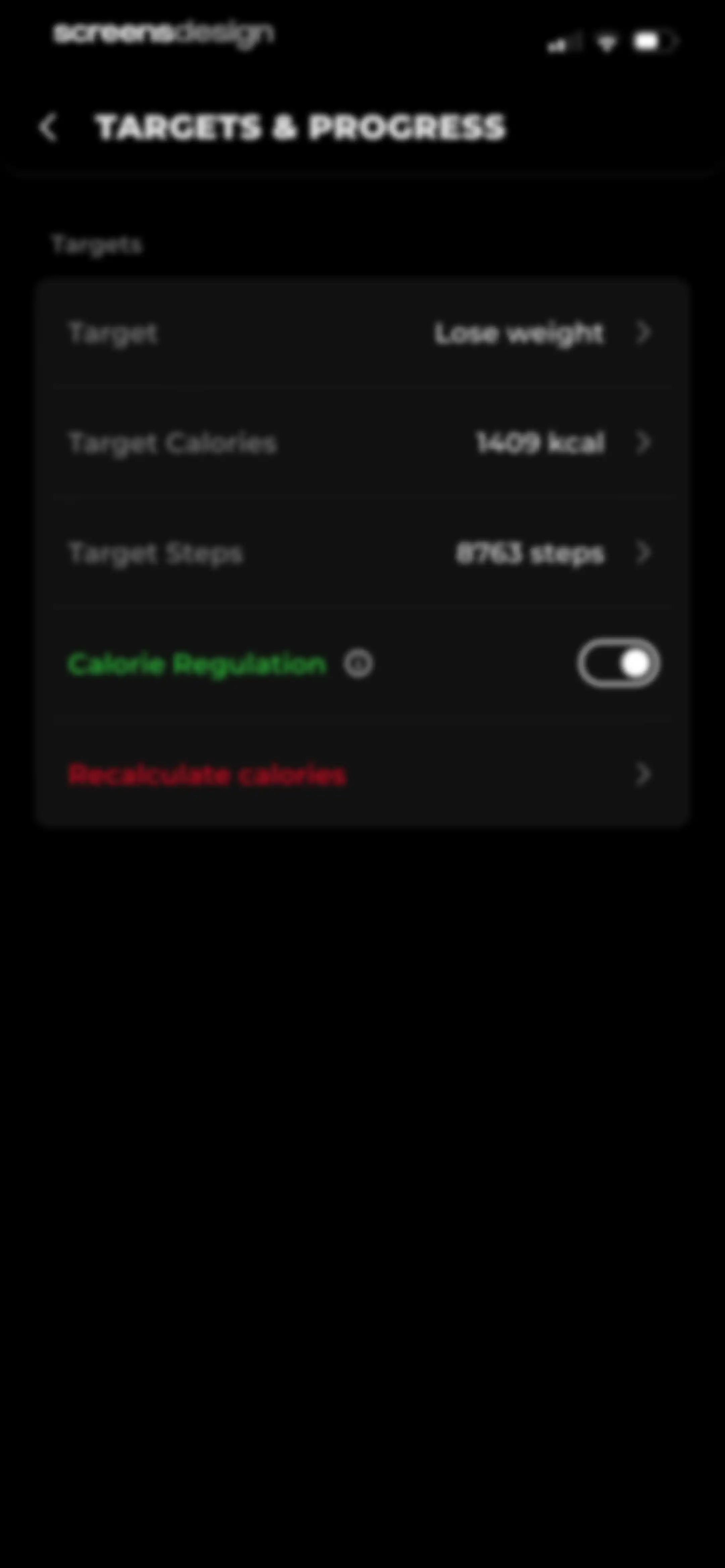 MCI - Personal Training AI screen 196