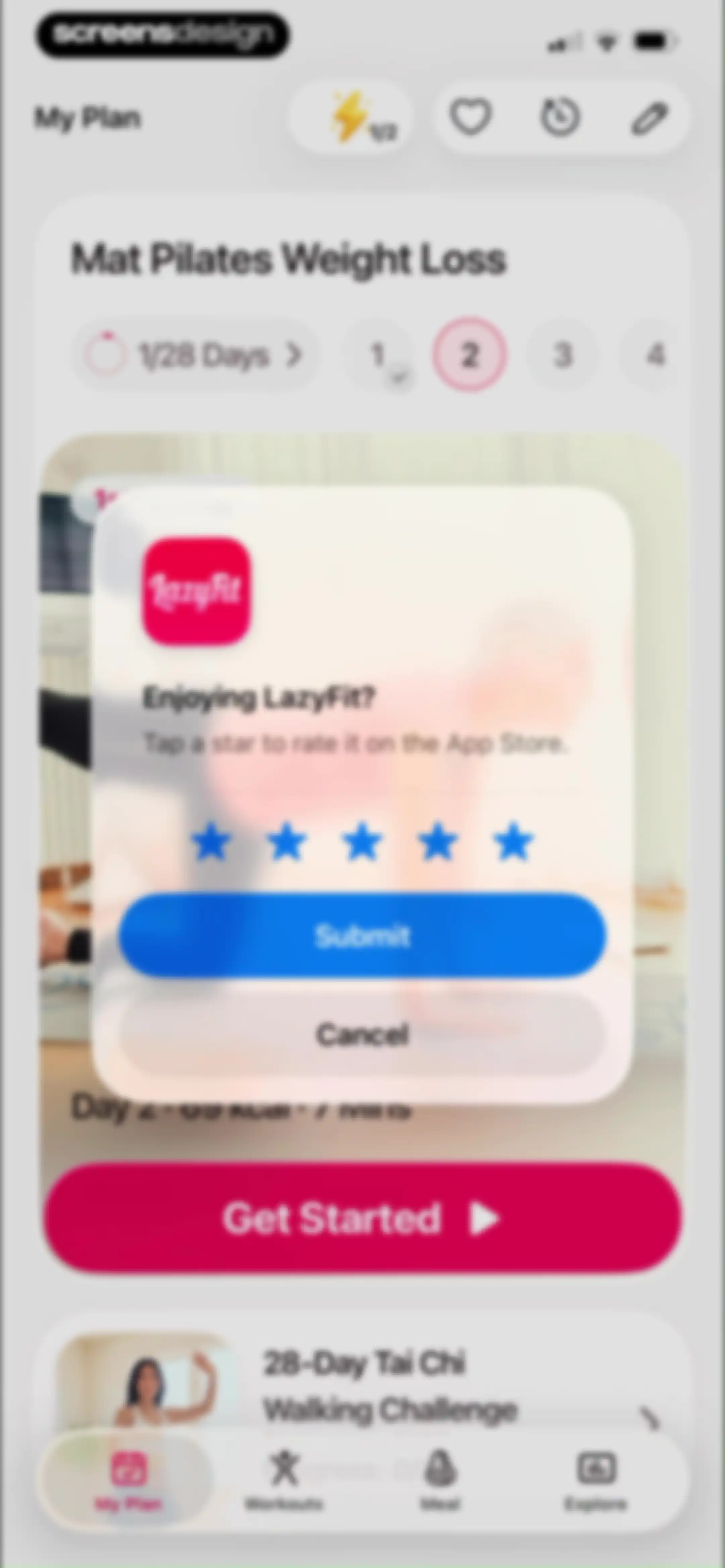 LazyFit: Workout For Beginners screen 96