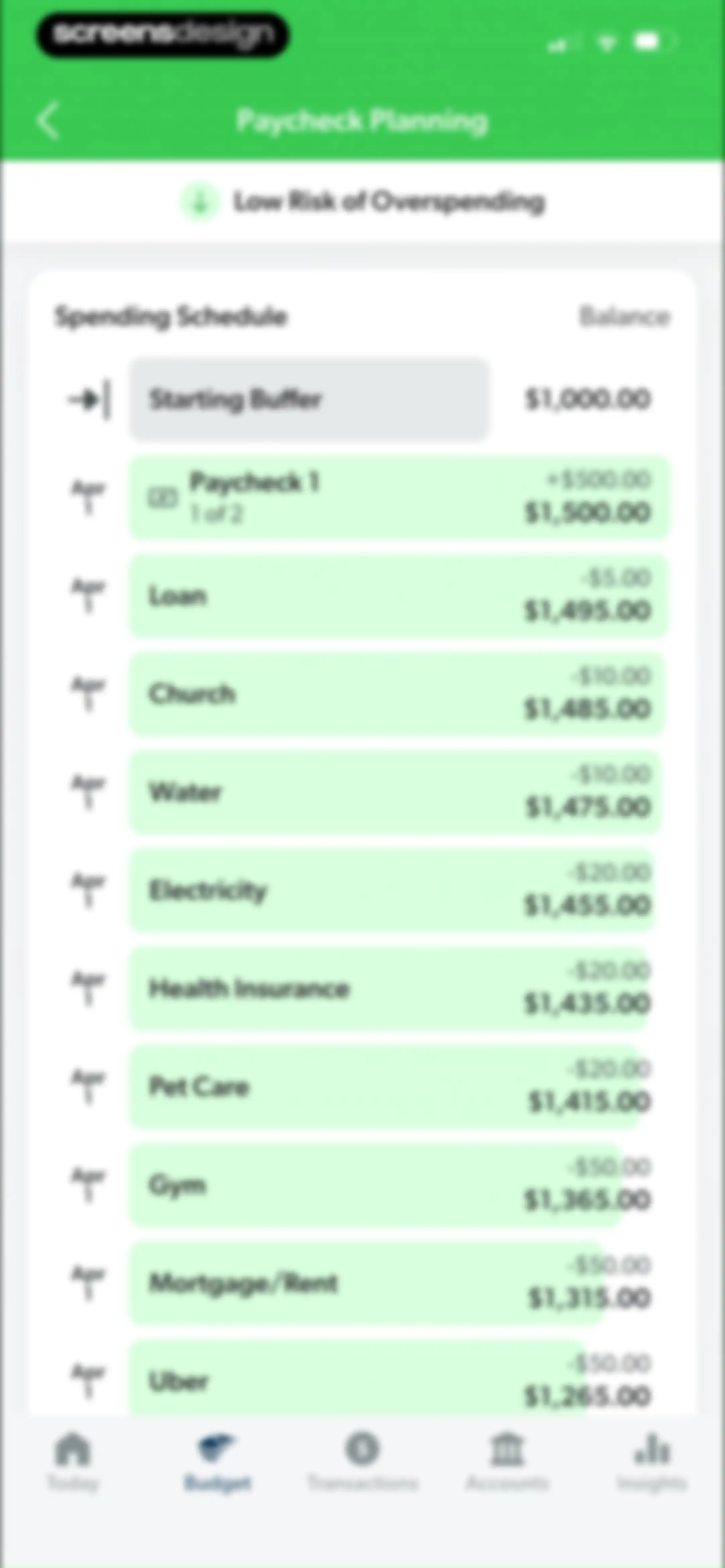 EveryDollar: Budget Management screen 57
