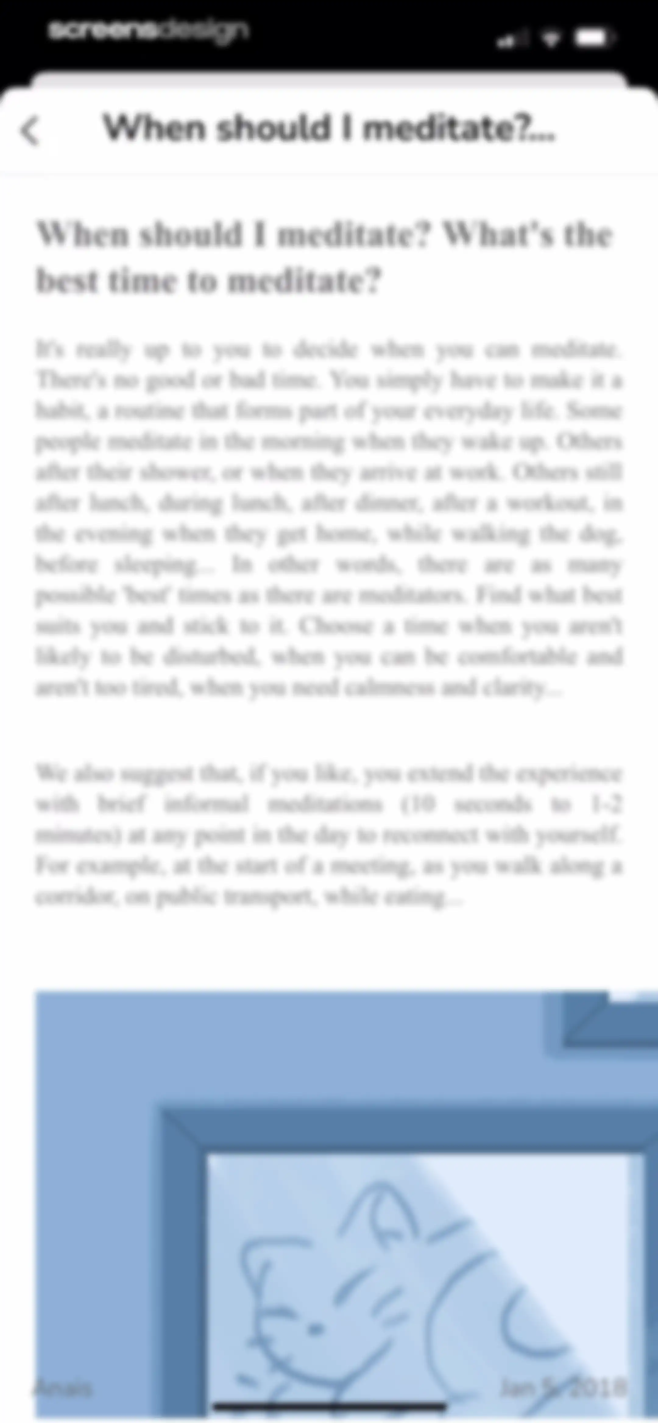 Petit BamBou: Mindfulness screen 49