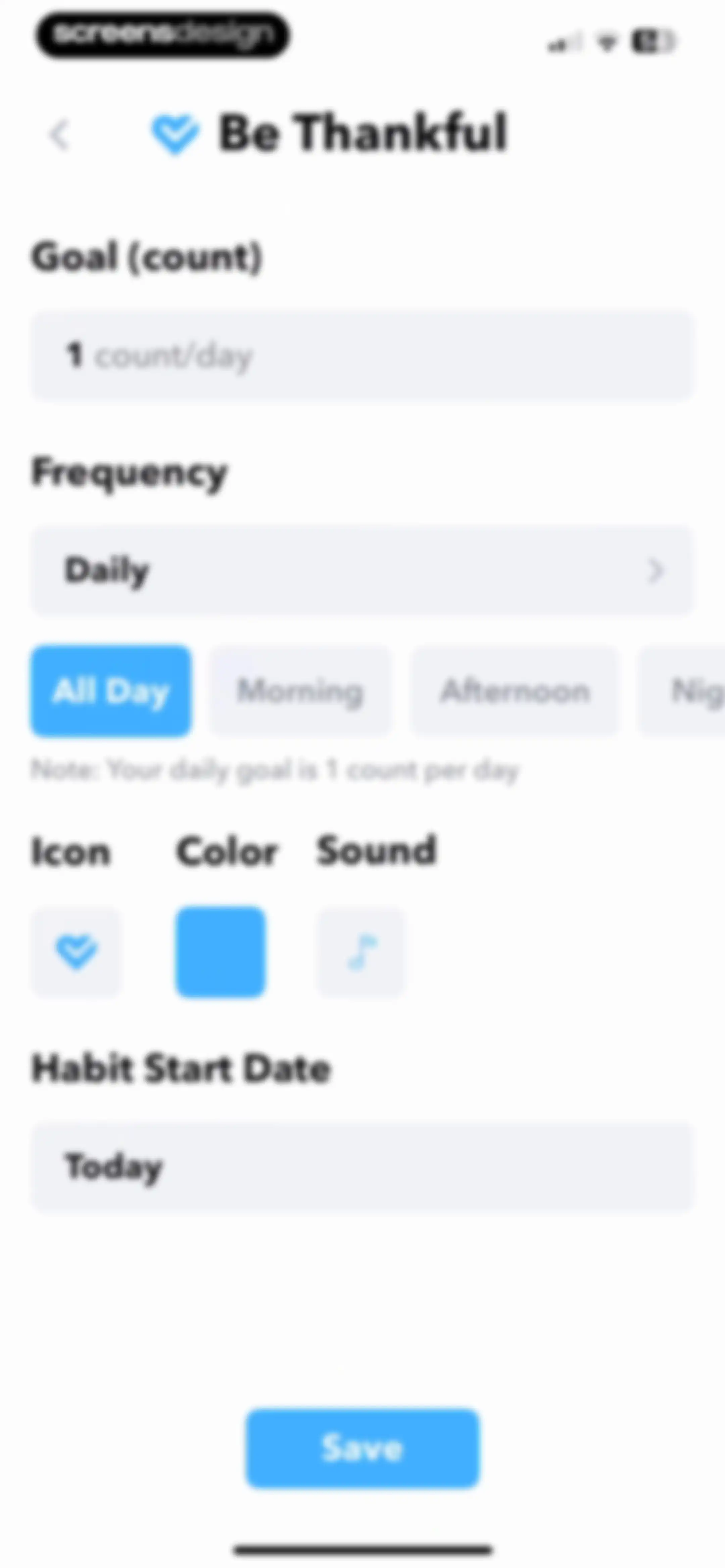 HabitMinder • Habit Tracker screen 77