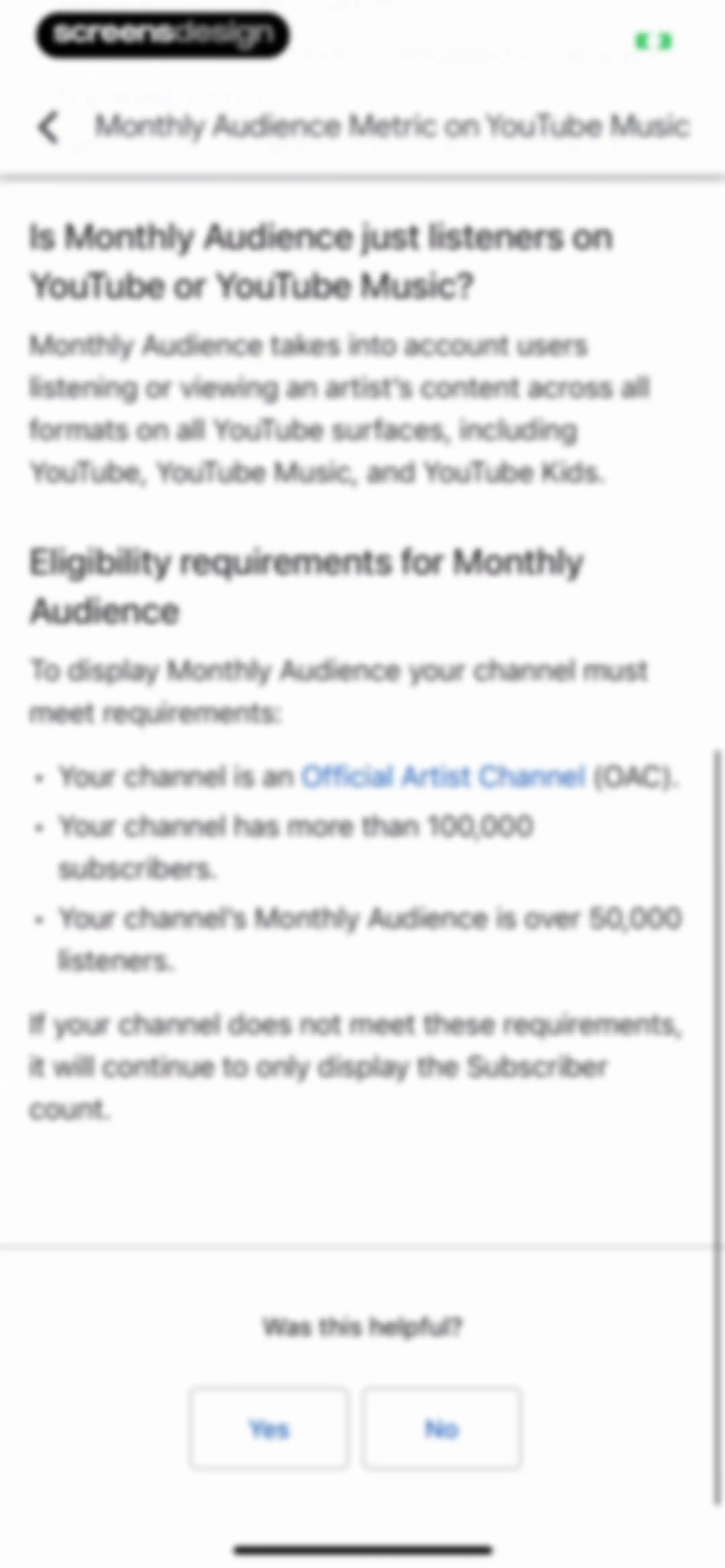 YouTube Music screen 117