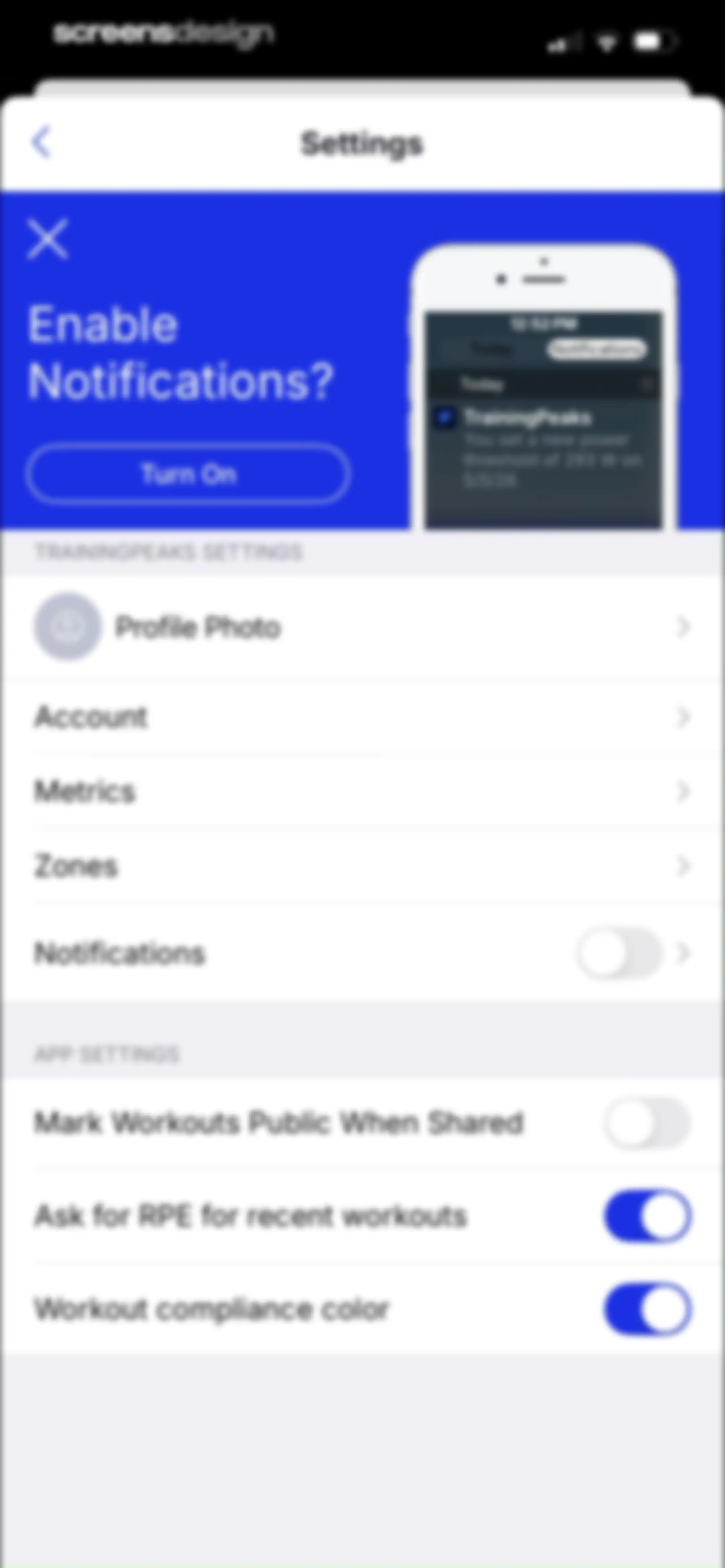TrainingPeaks: Plan Train Lift screen 56