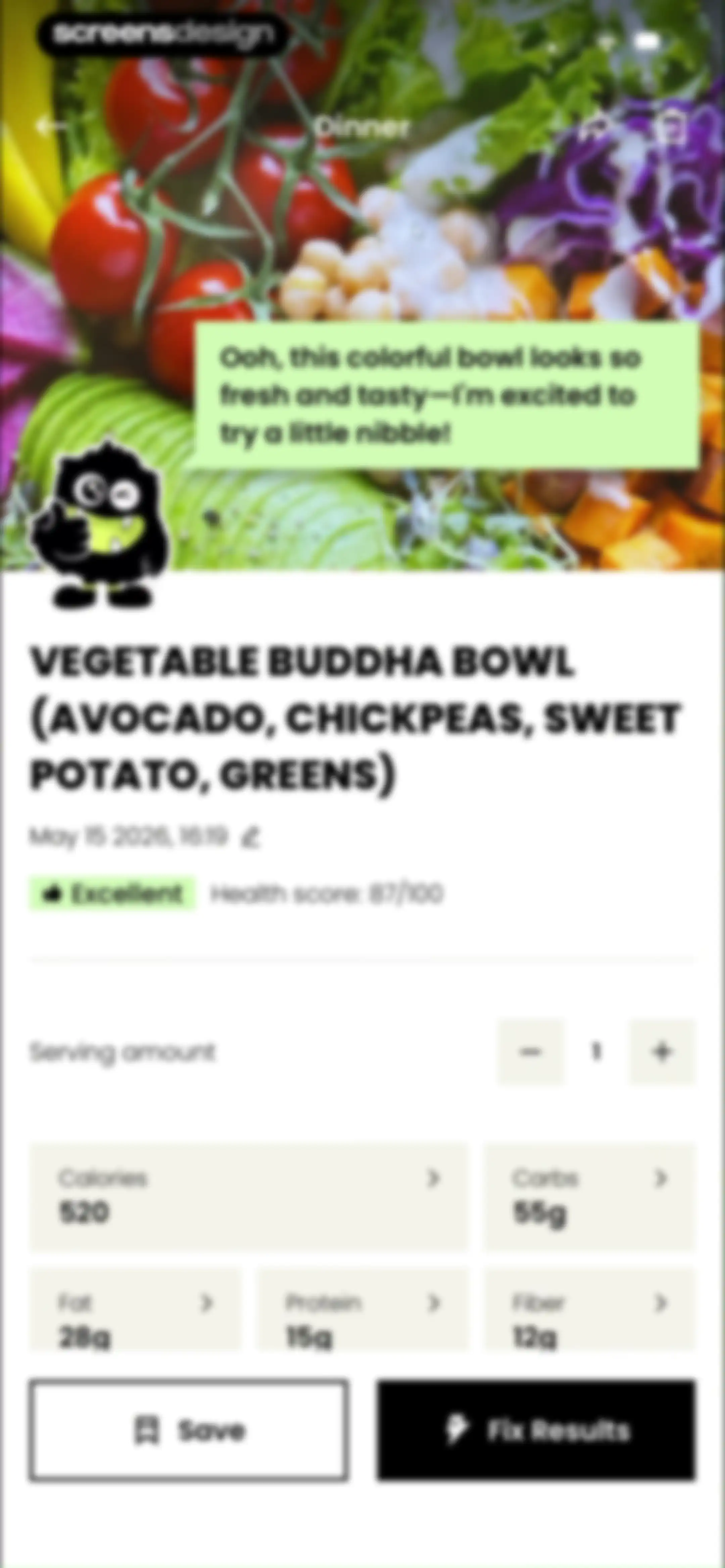 CalDiet - Food Analysis Pal screen 105