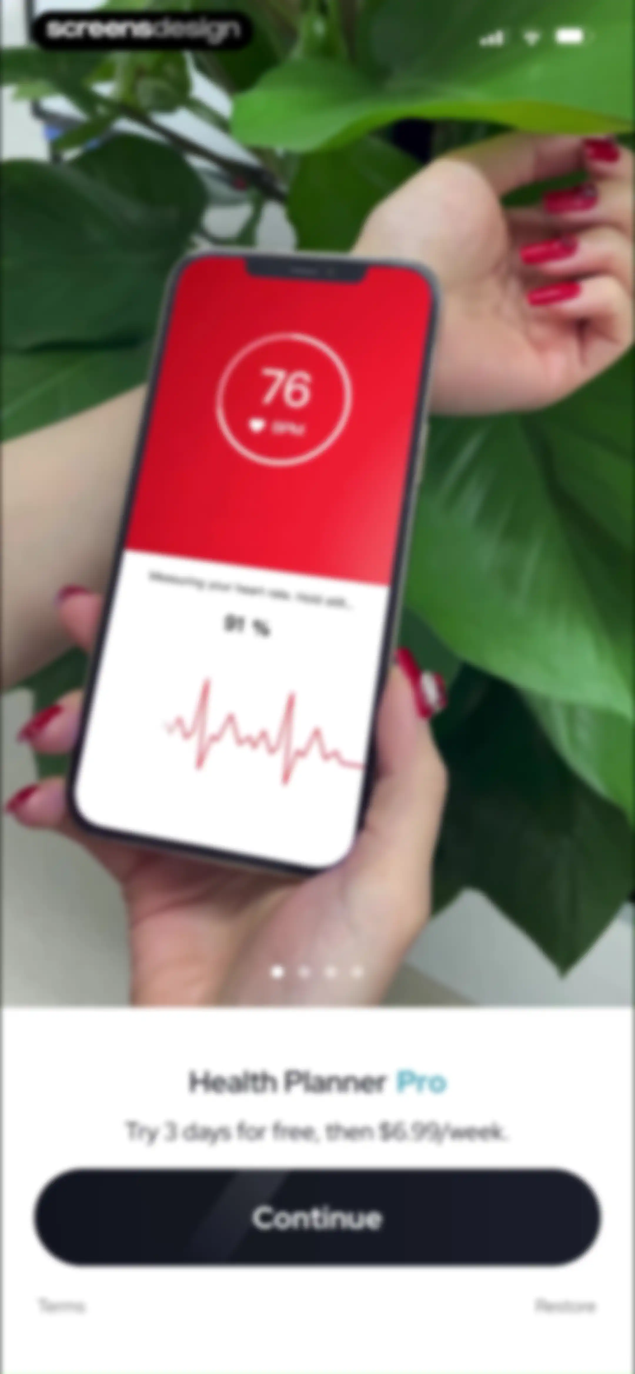 Health Planner & Tracker screen 3