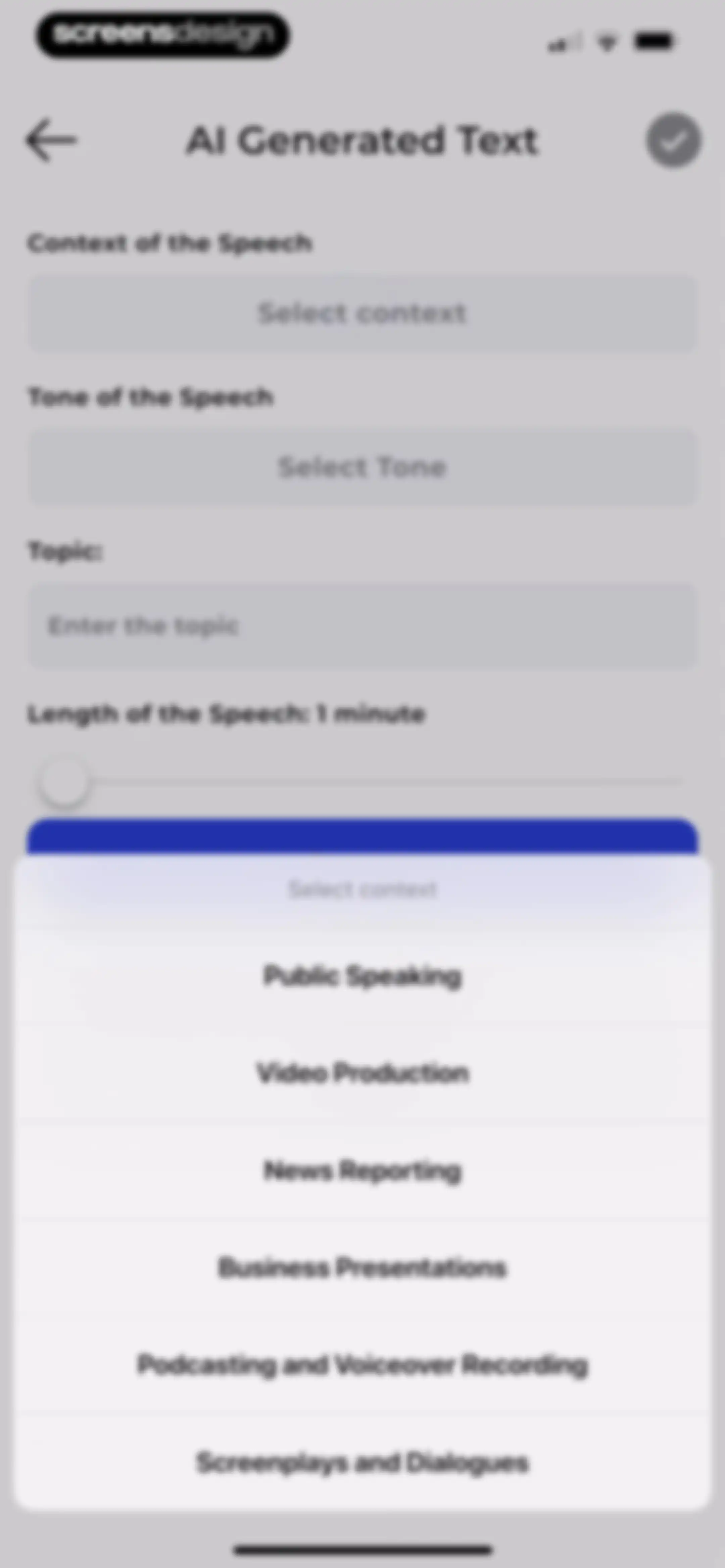 Teleprompter - VILO screen 18