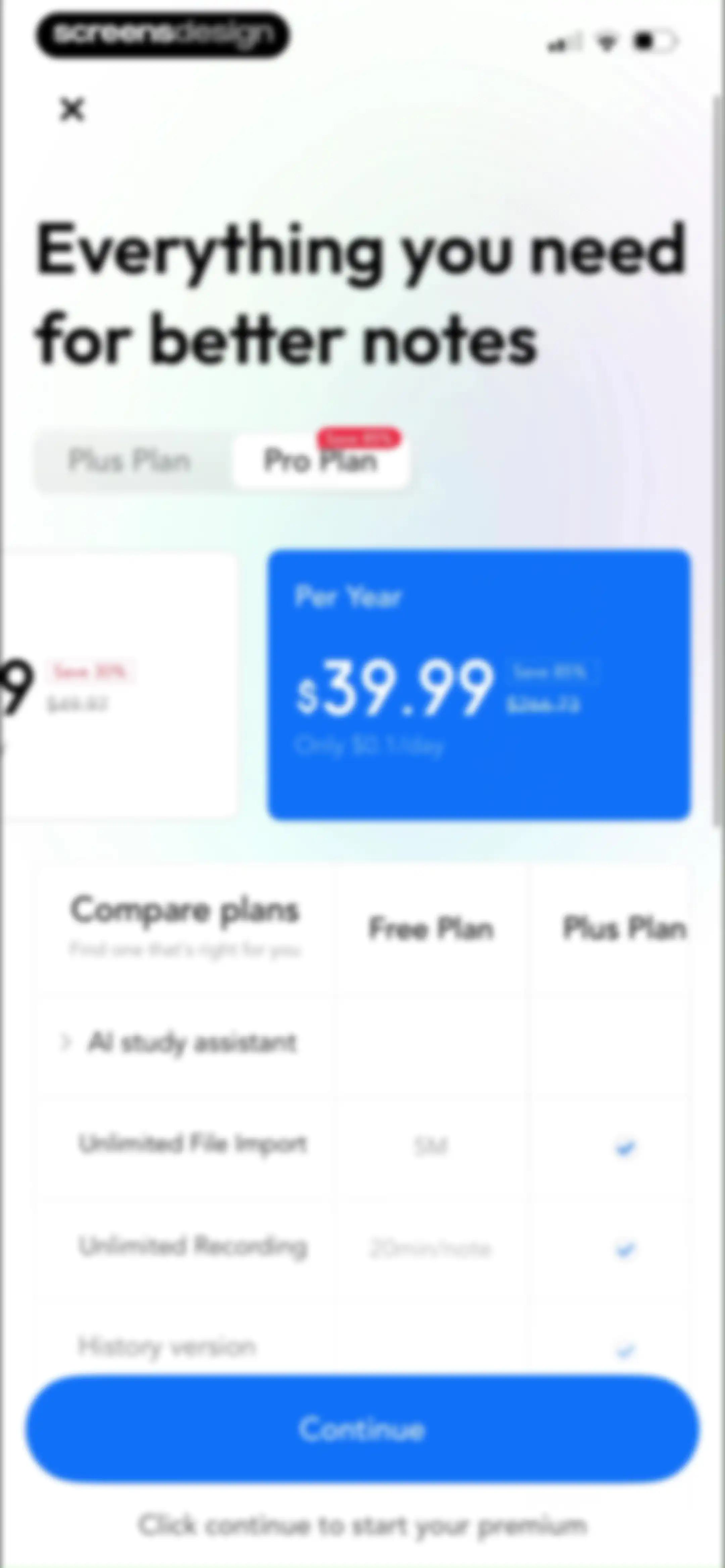 Freenotes®: AI Notes Taking screen 11