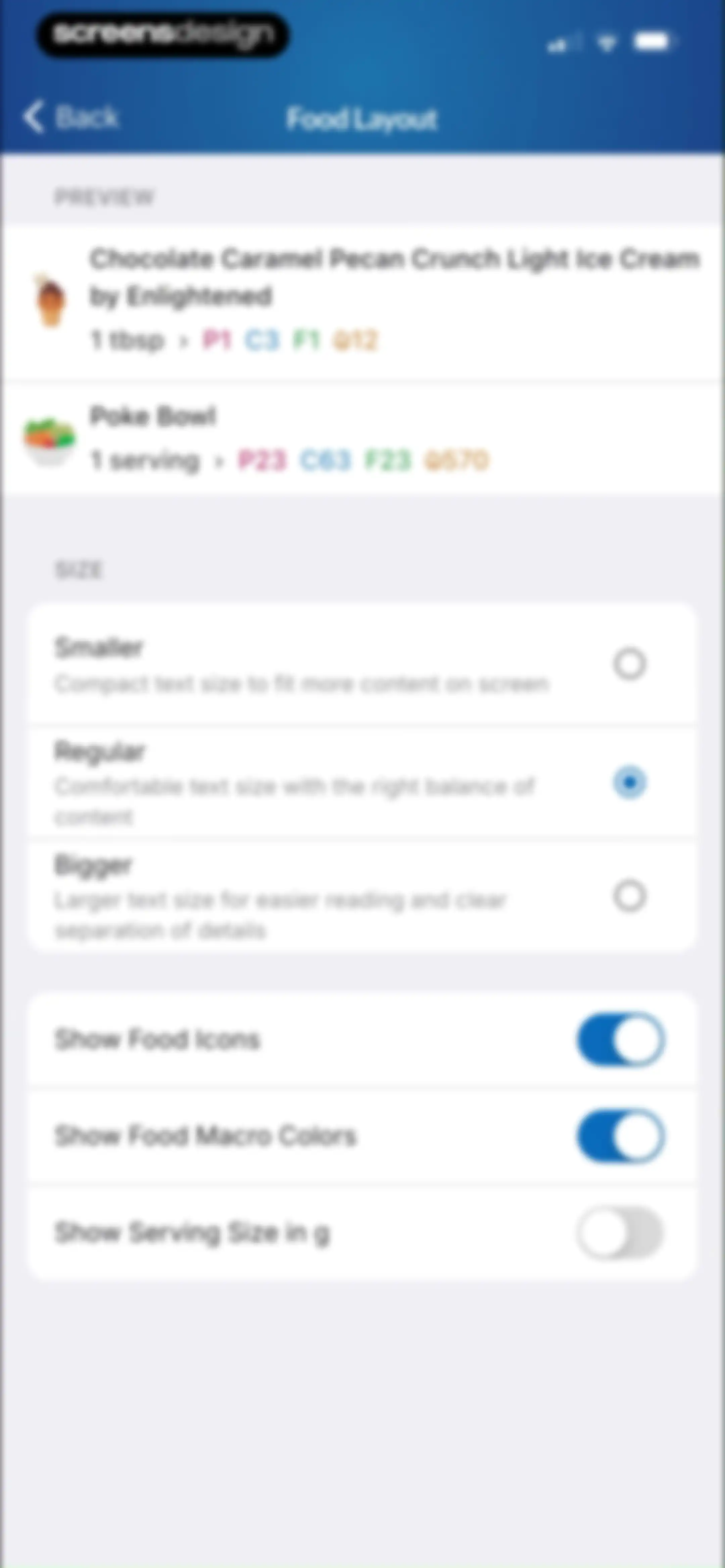 MacrosFirst - Macro Tracker screen 131