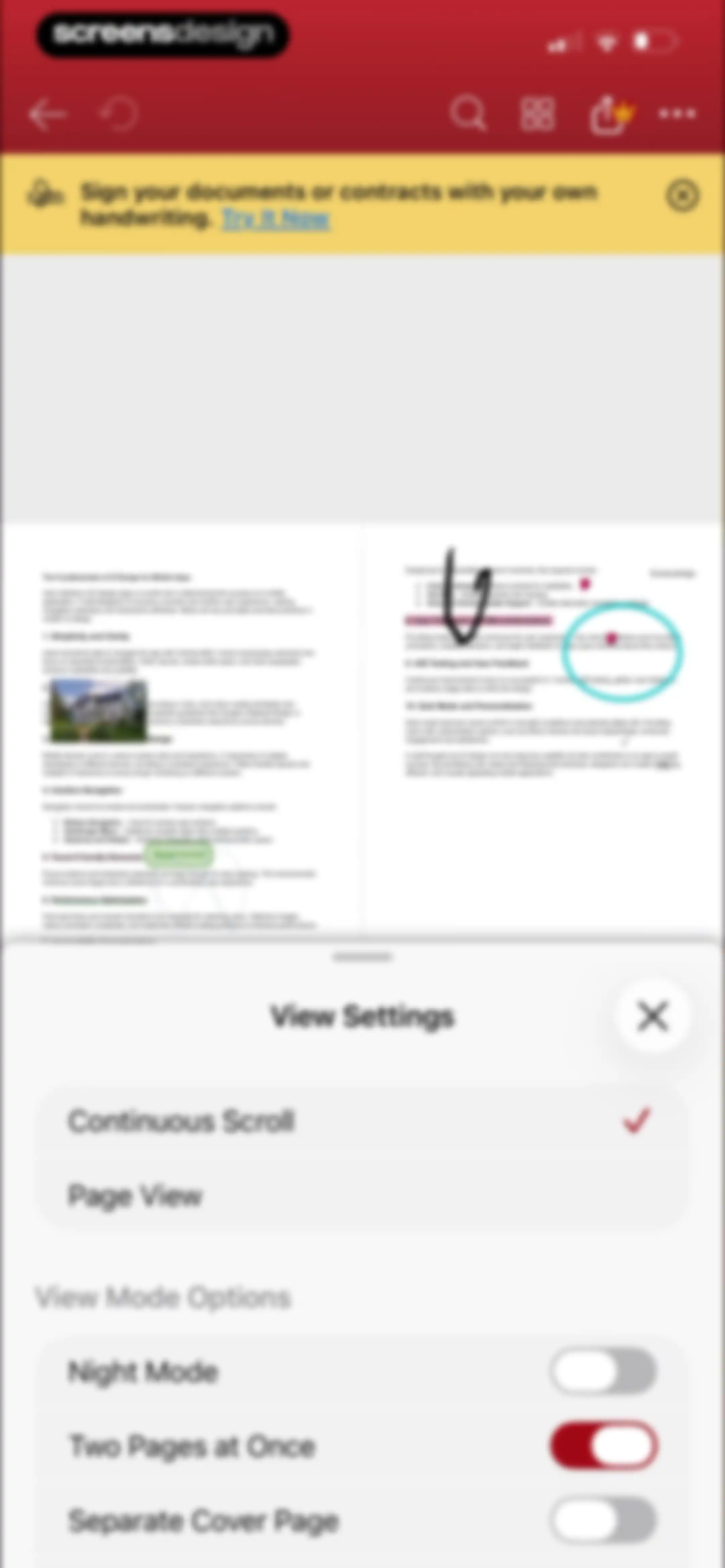 MobiPDF・PDF Text Editor・Reader screen 76
