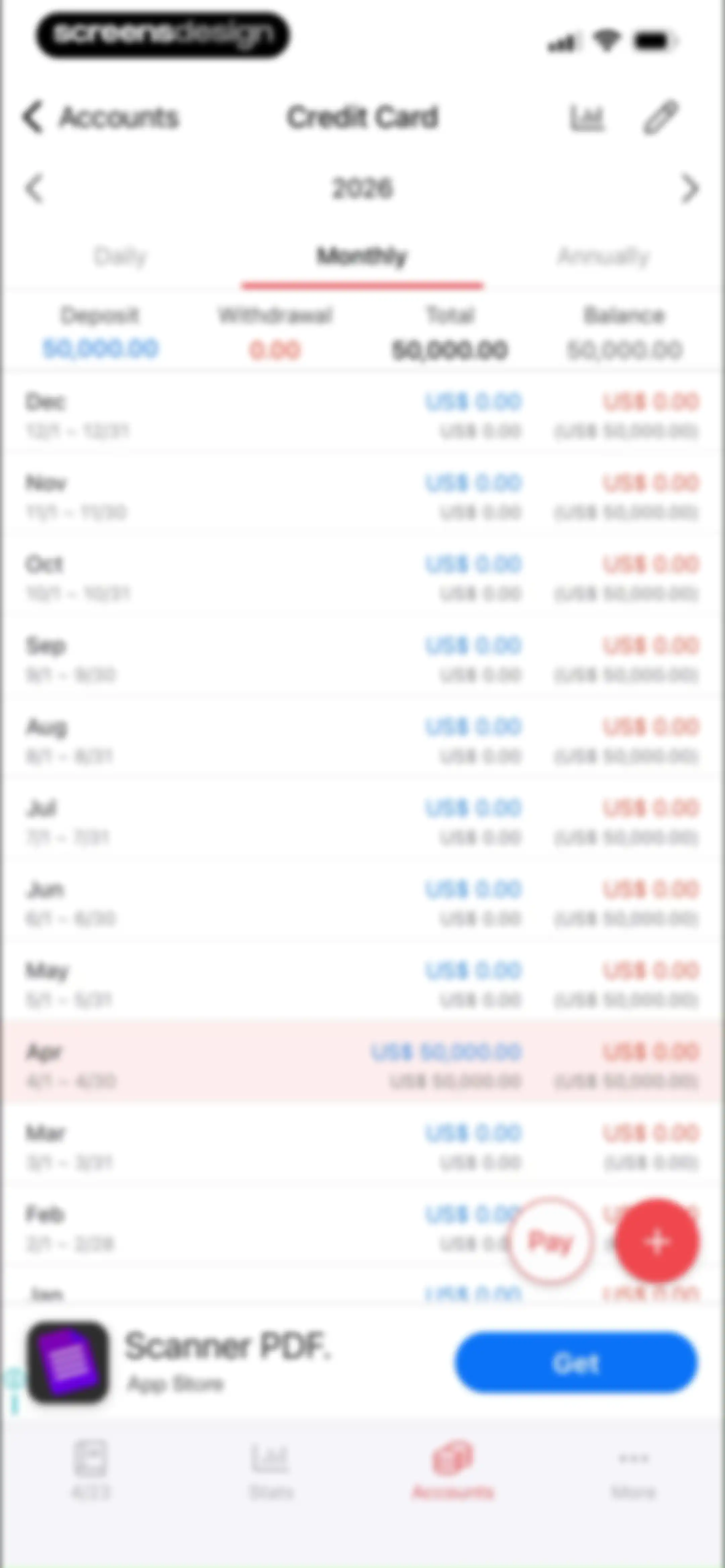 Money Manager Expense & Budget screen 72