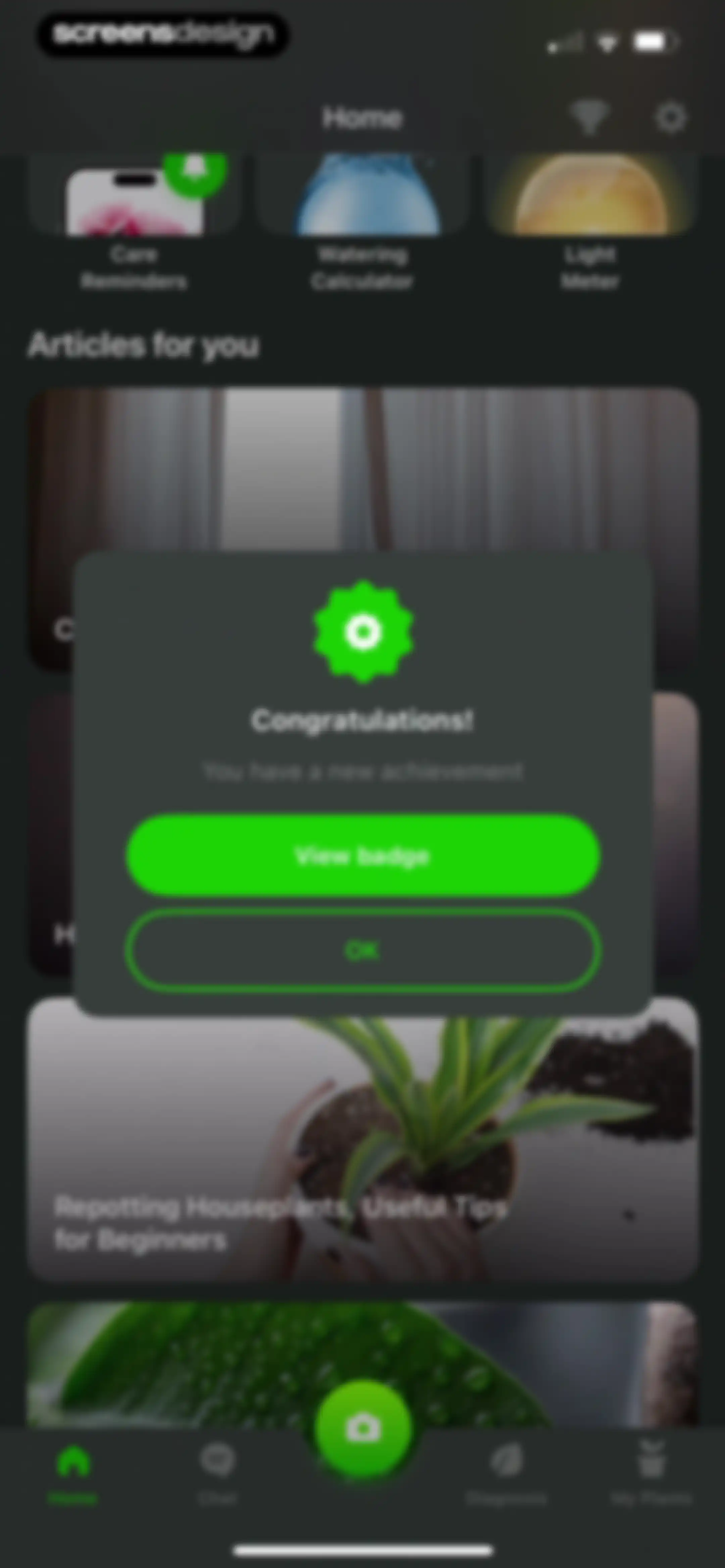 Plant Identifier & Care App screen 98